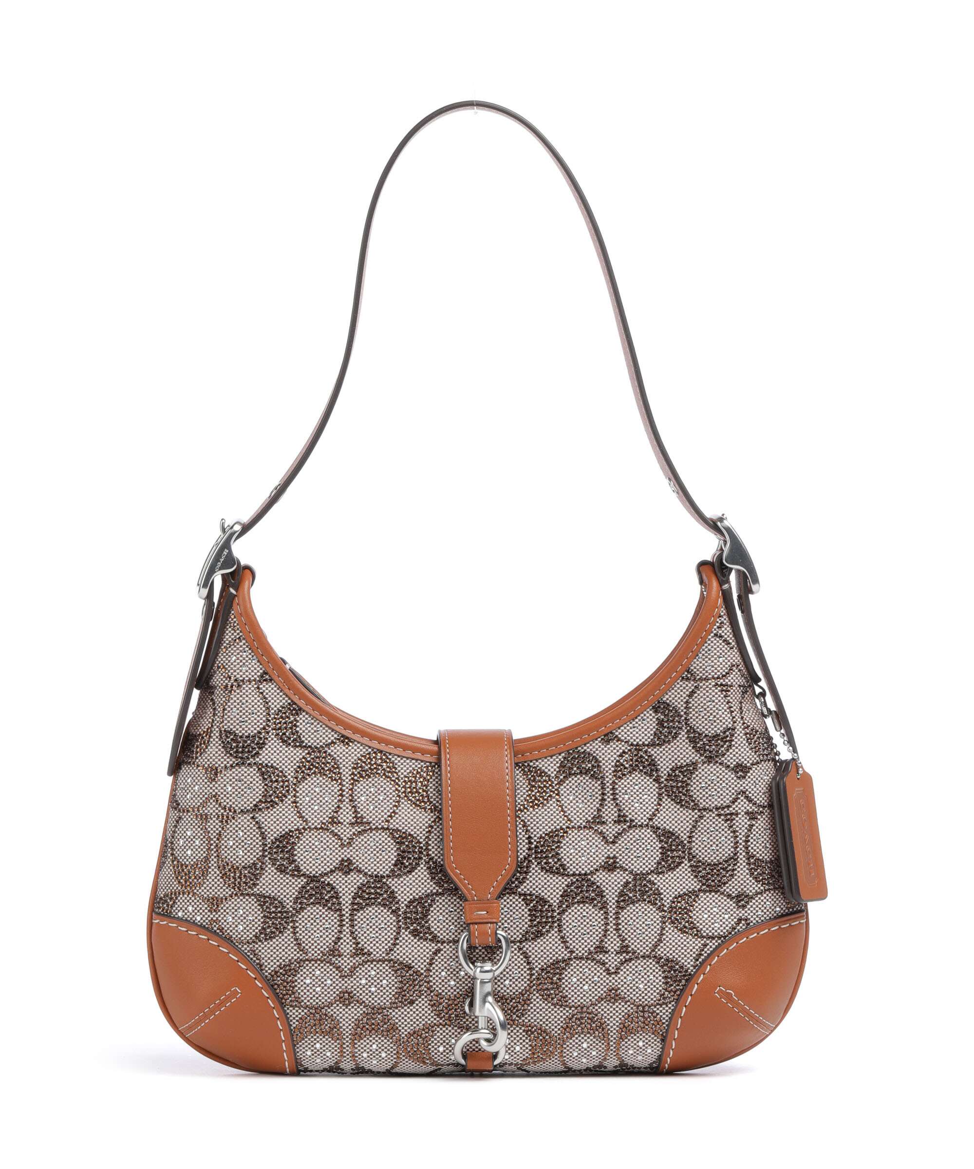 Coach The Coach Originals Hamptons Crystal Signature Sac porté épaule burnished amber