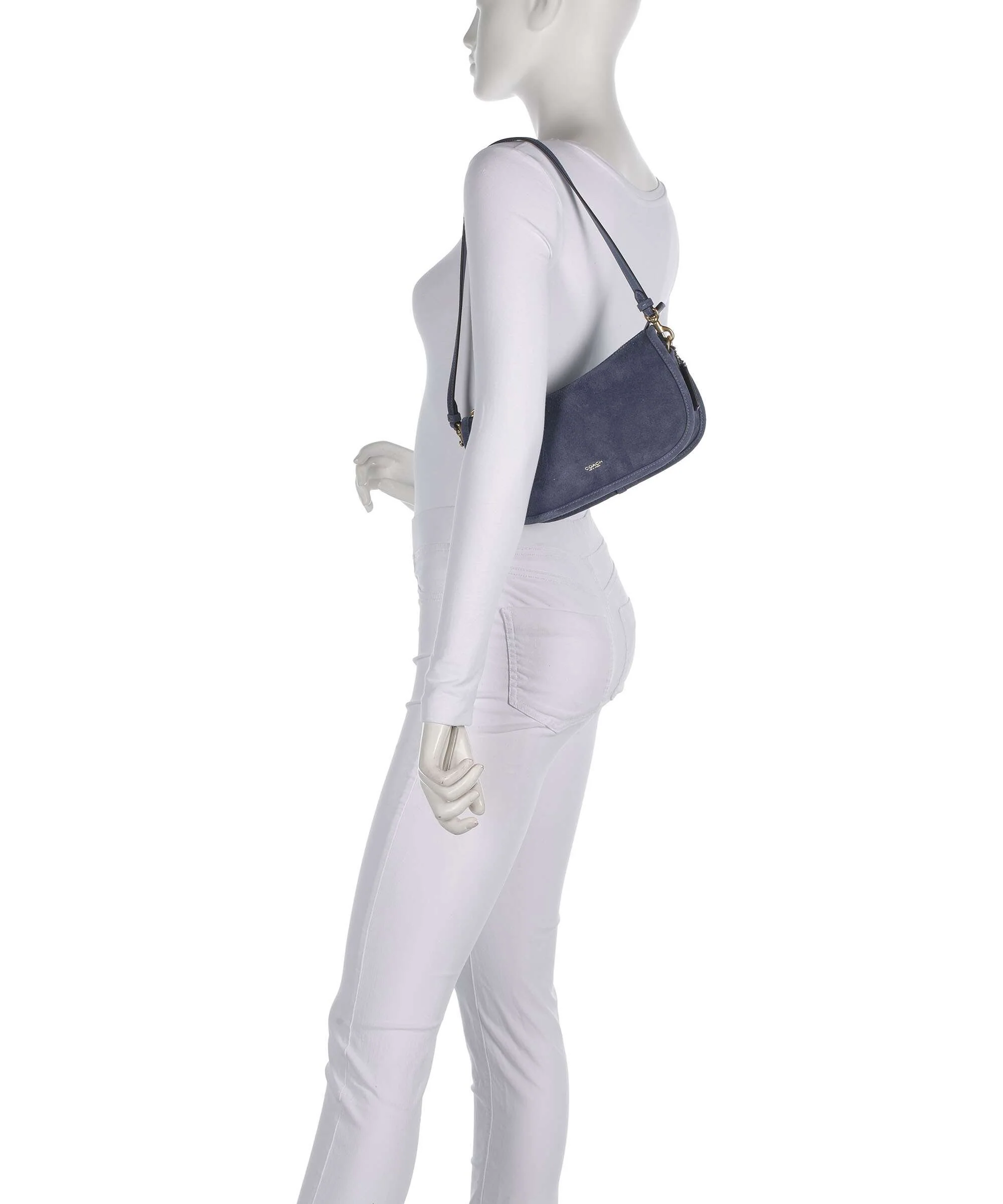 Coach Waverly Sac porté épaule light denim - Image 3