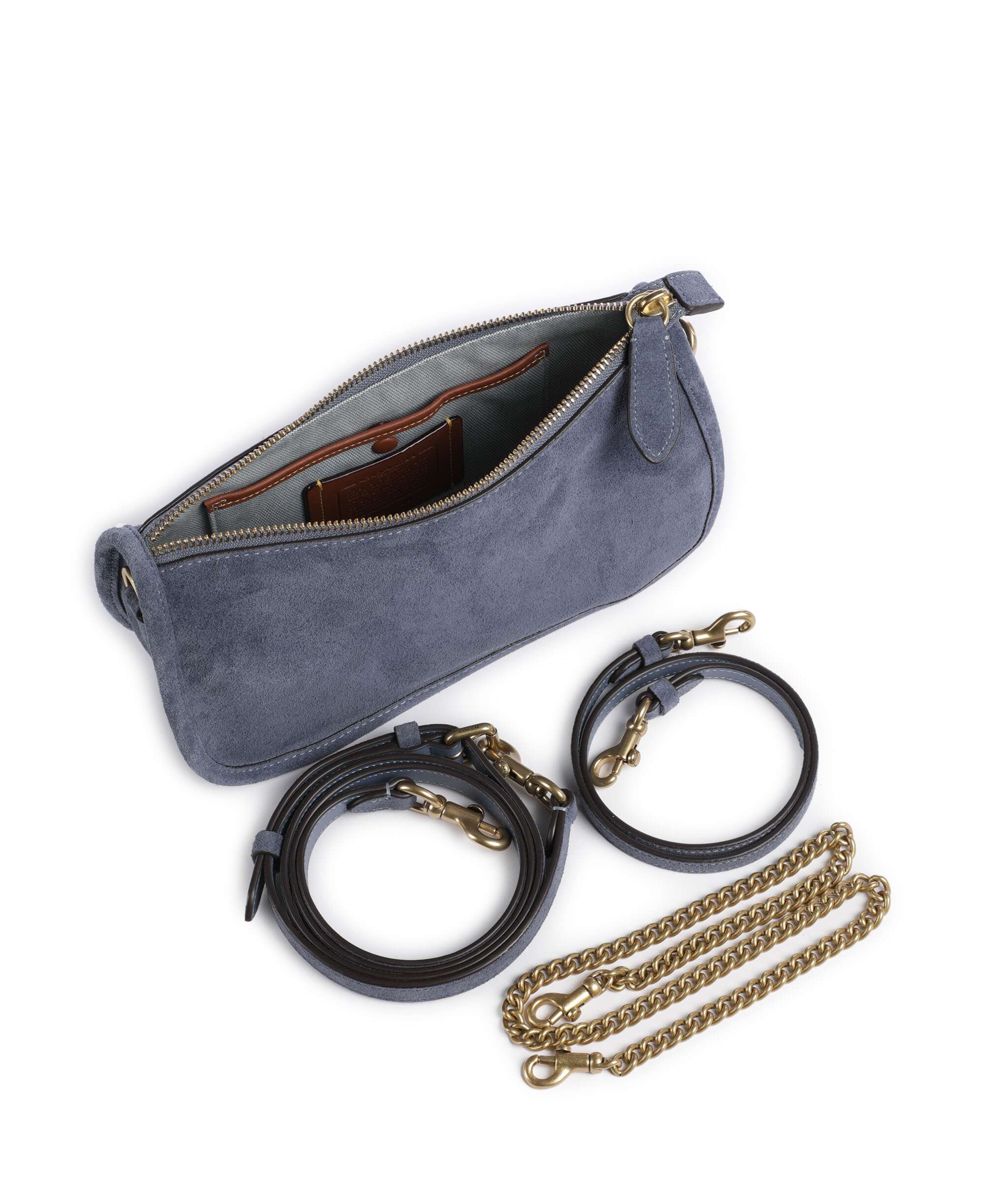 Coach Waverly Sac porté épaule light denim - Image 7