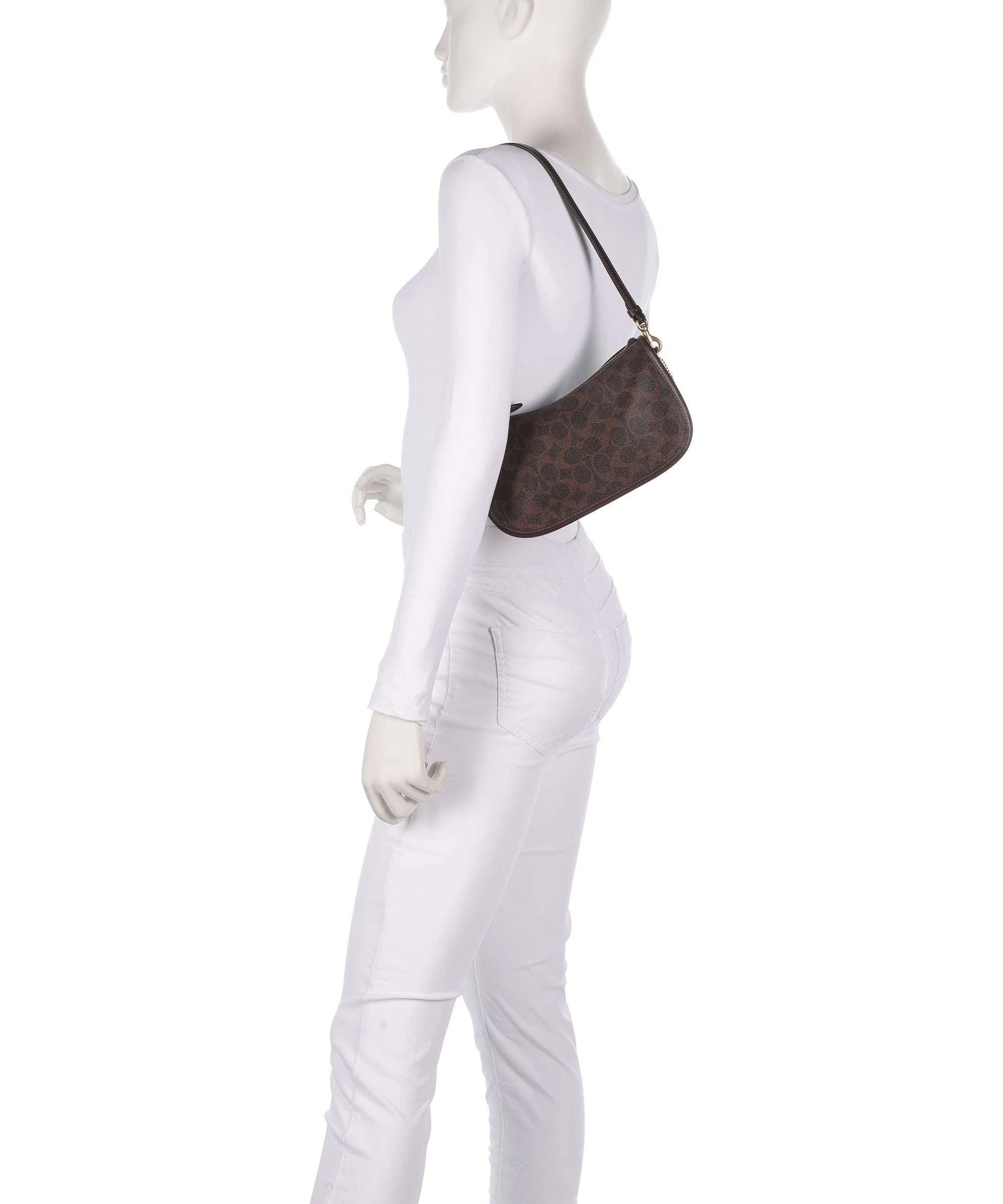 Coach Waverly Signature Sac porté épaule maple - Image 4