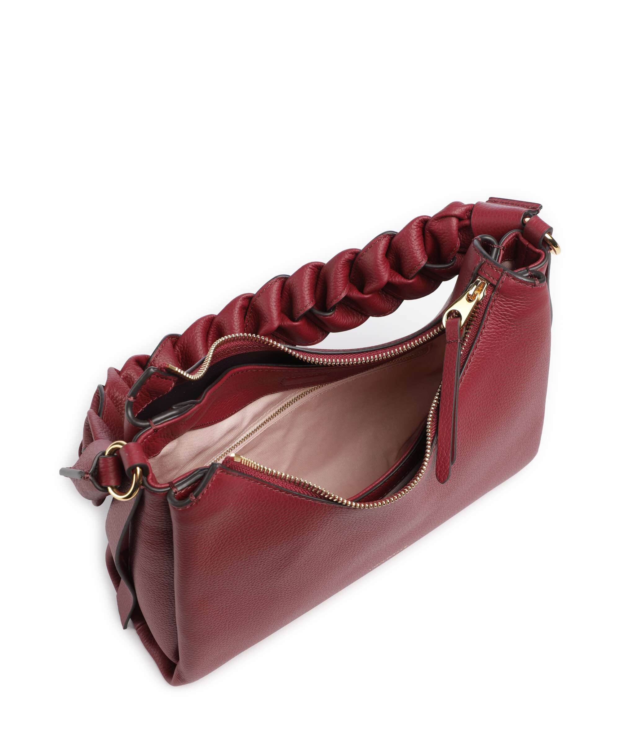 Coccinelle Boheme Grana Double Sac porté épaule ribes/prune - Image 6