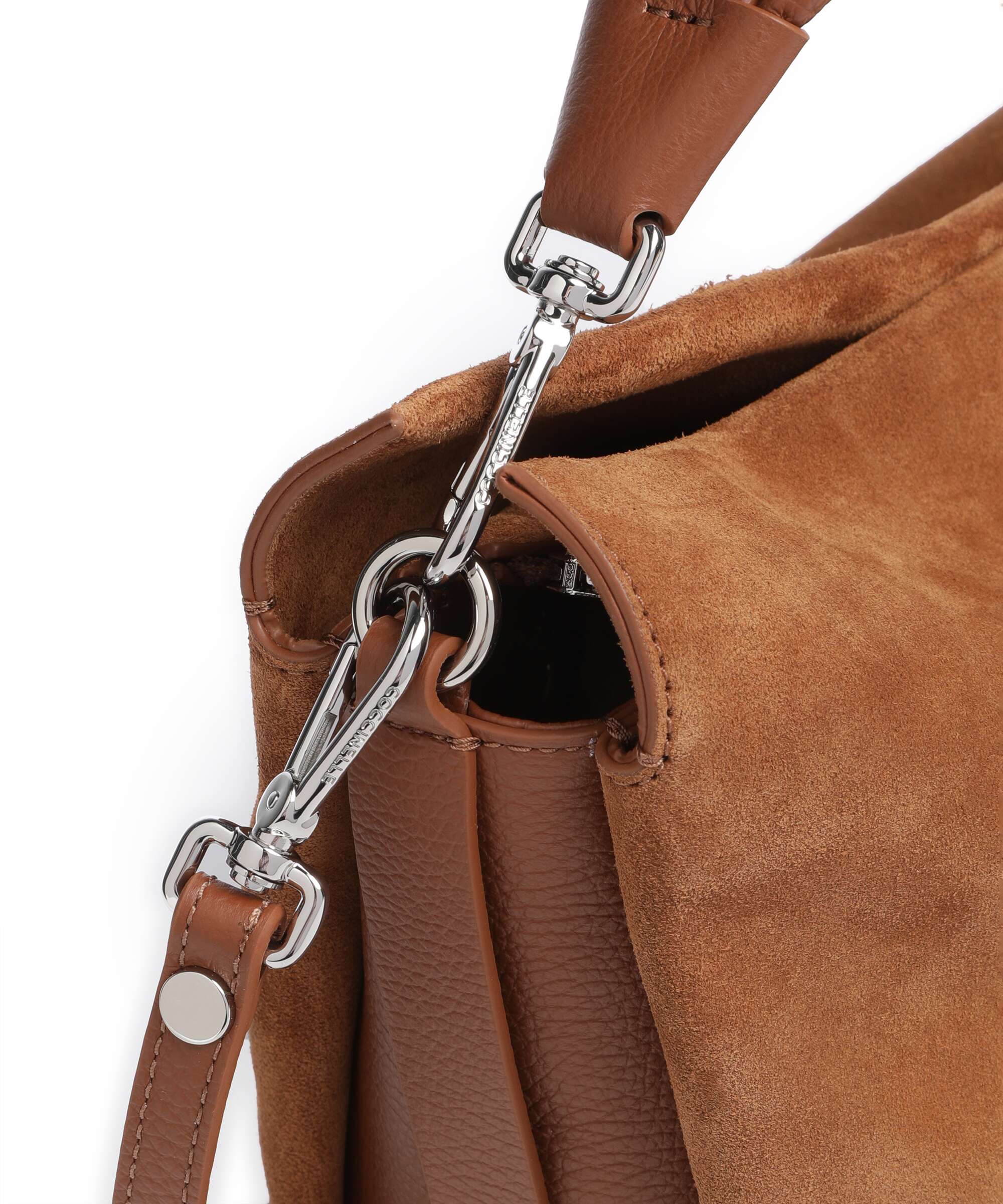 Coccinelle Boheme Suede Sac fourre-tout cognac - Image 4