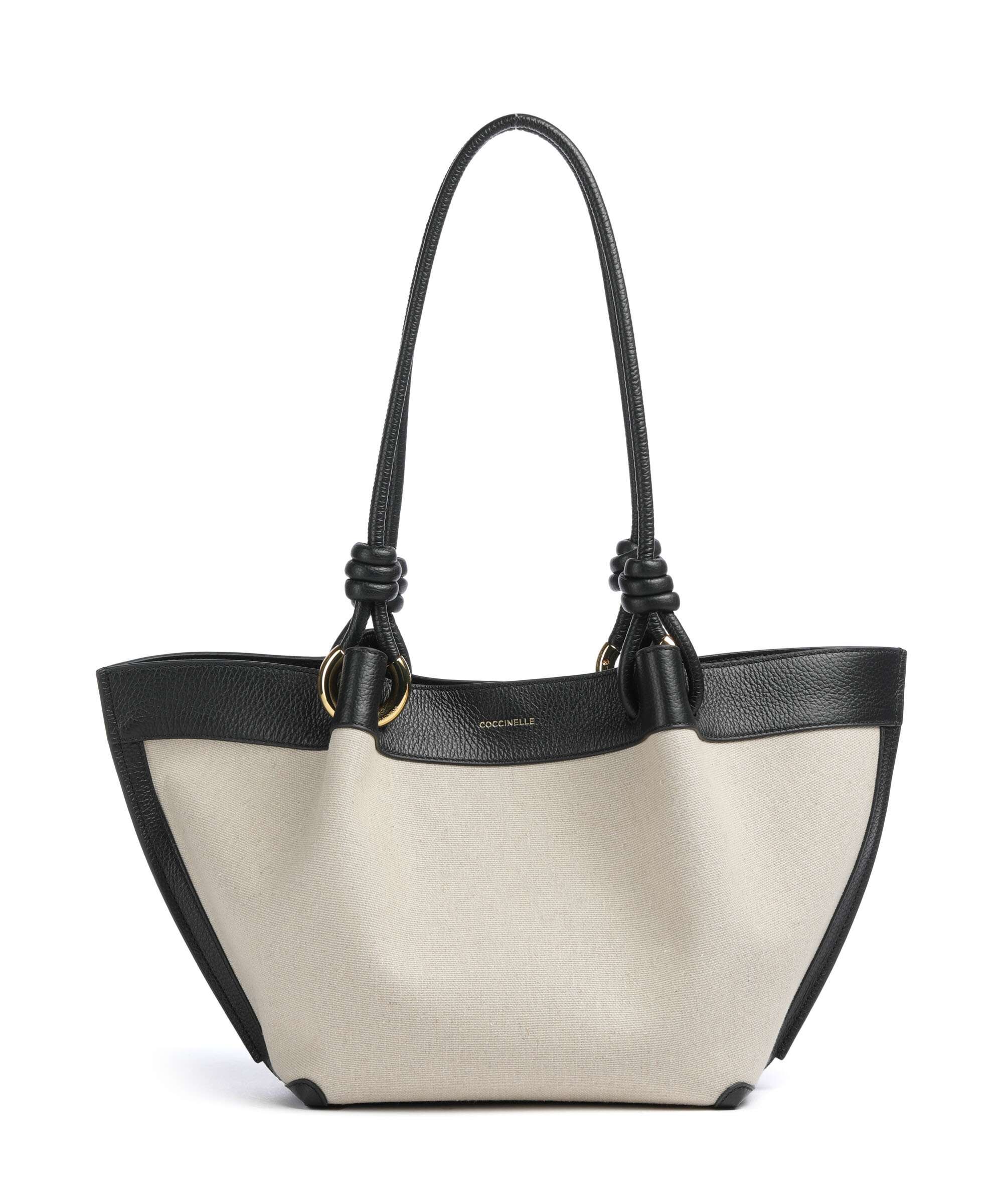 Coccinelle Finn Canvas Sac fourre-tout natural/noir