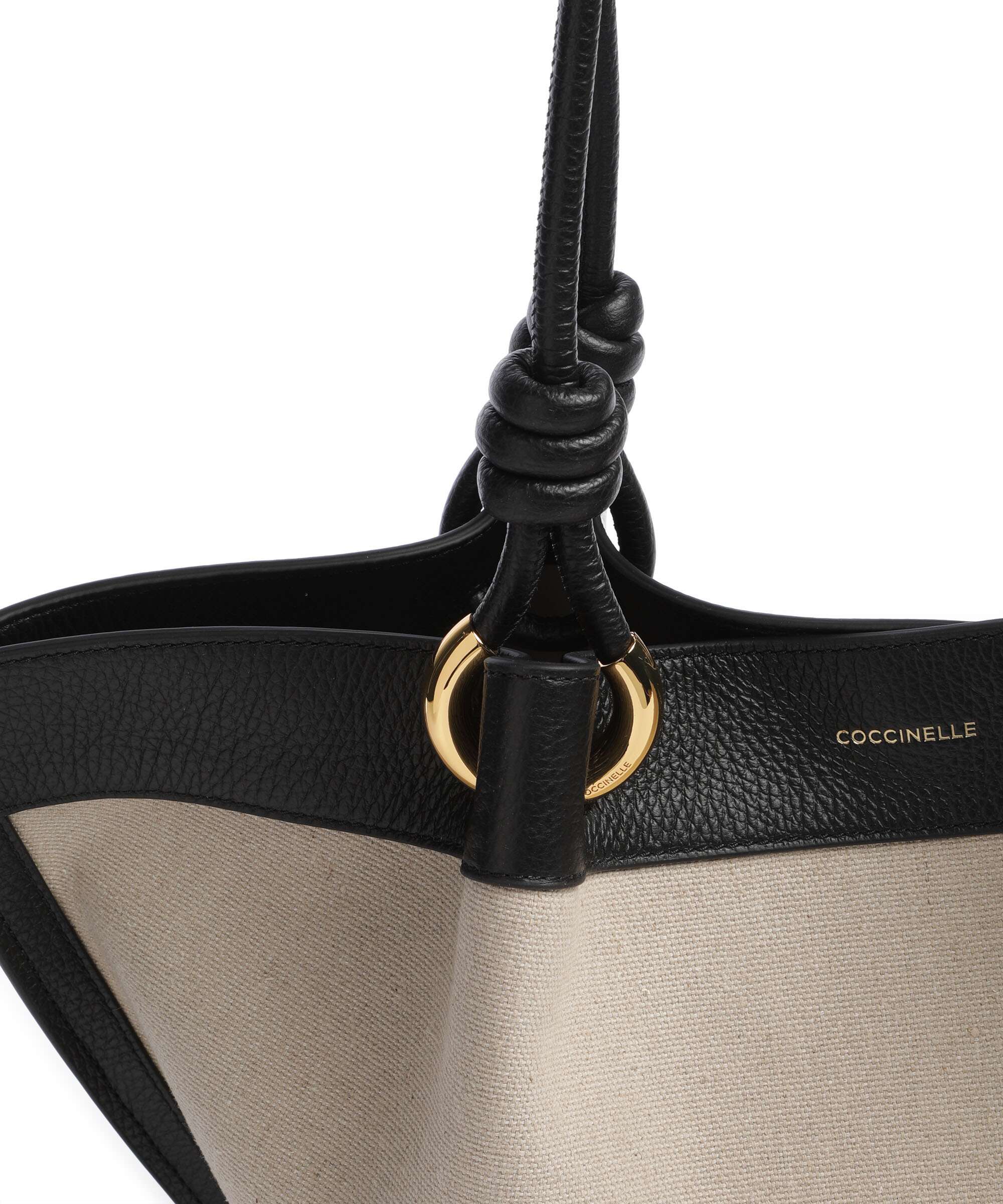 Coccinelle Finn Canvas Sac fourre-tout natural/noir - Image 4