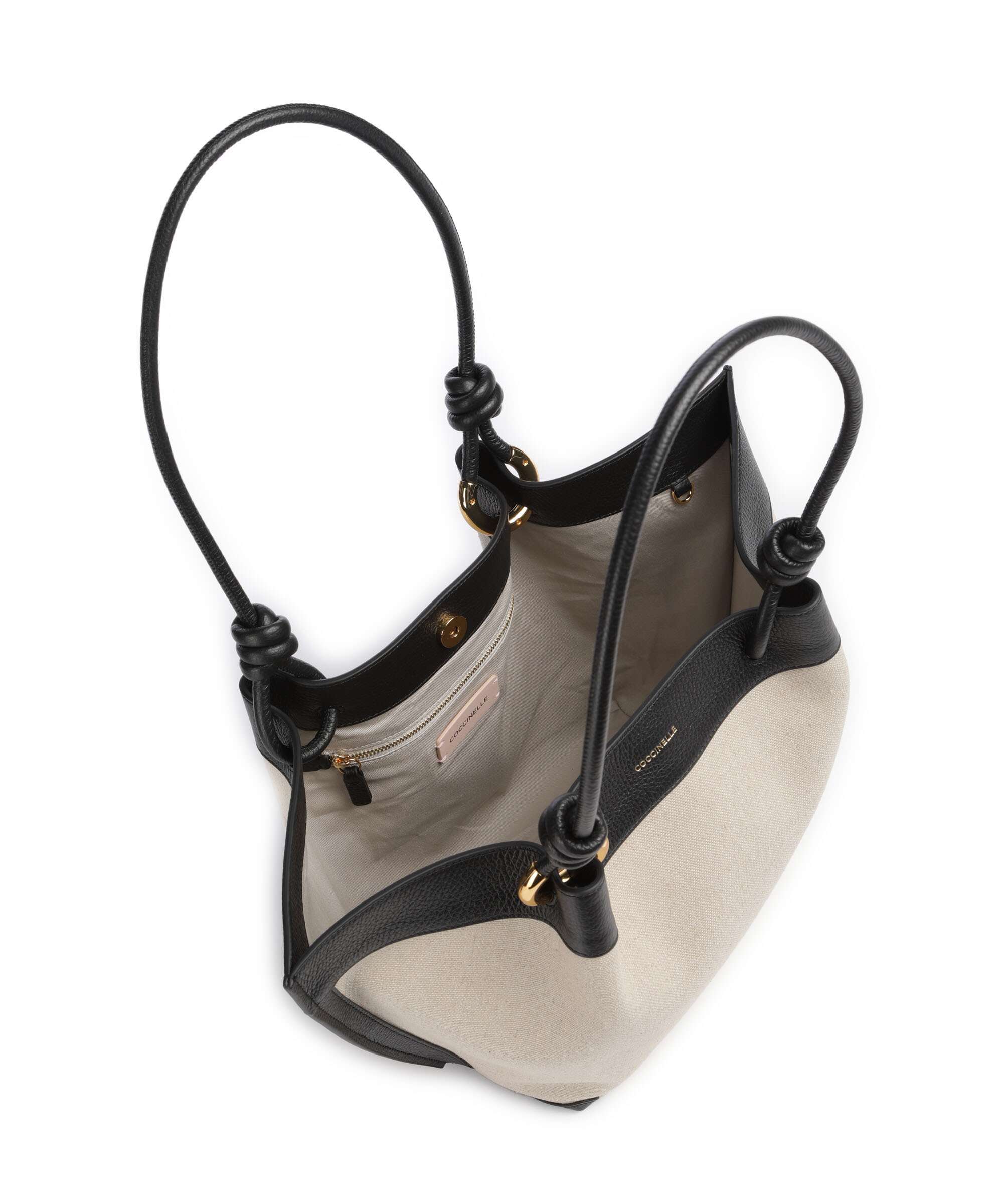 Coccinelle Finn Canvas Sac fourre-tout natural/noir - Image 6