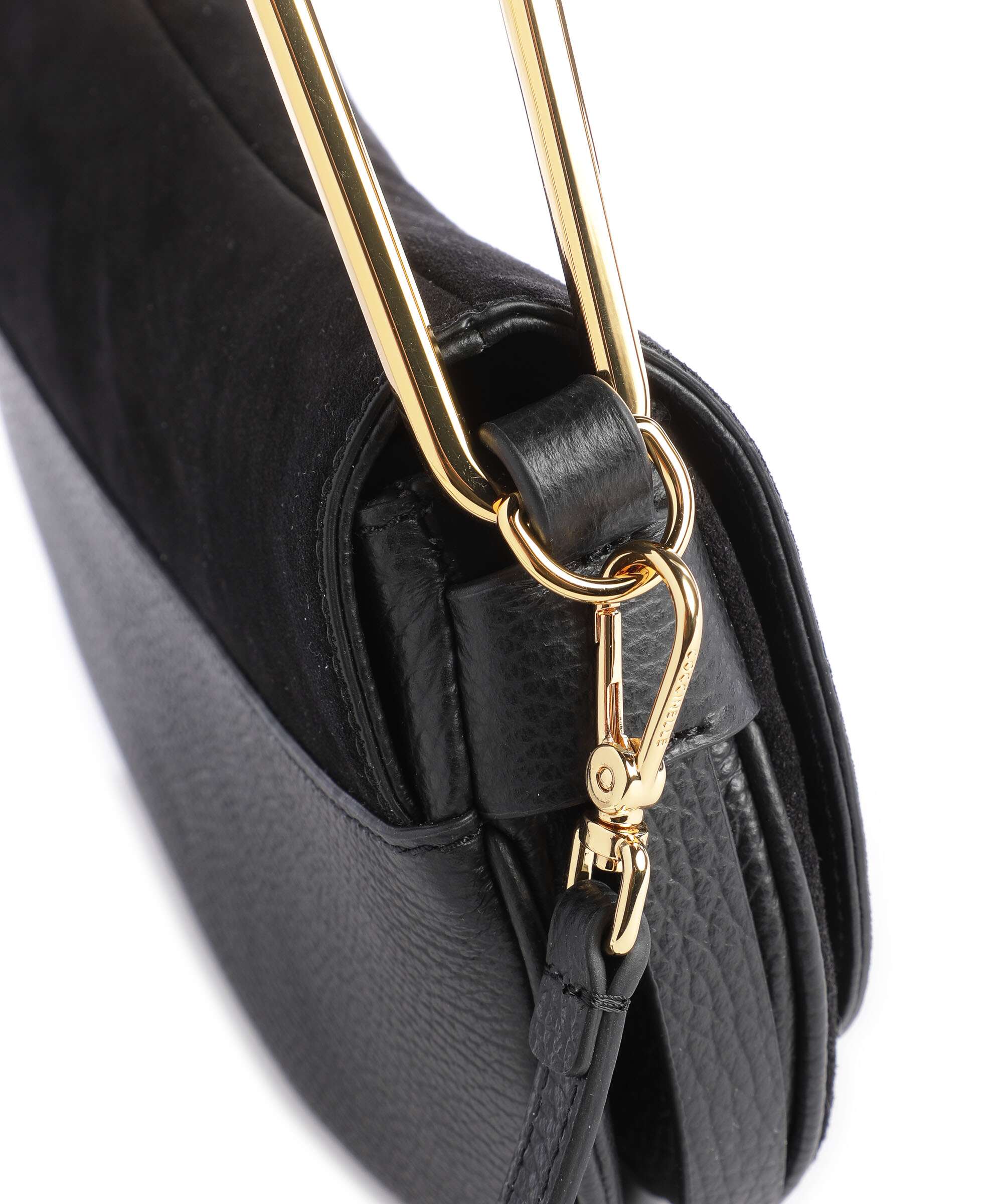 Coccinelle Magie Suede Sac porté épaule noir - Image 5