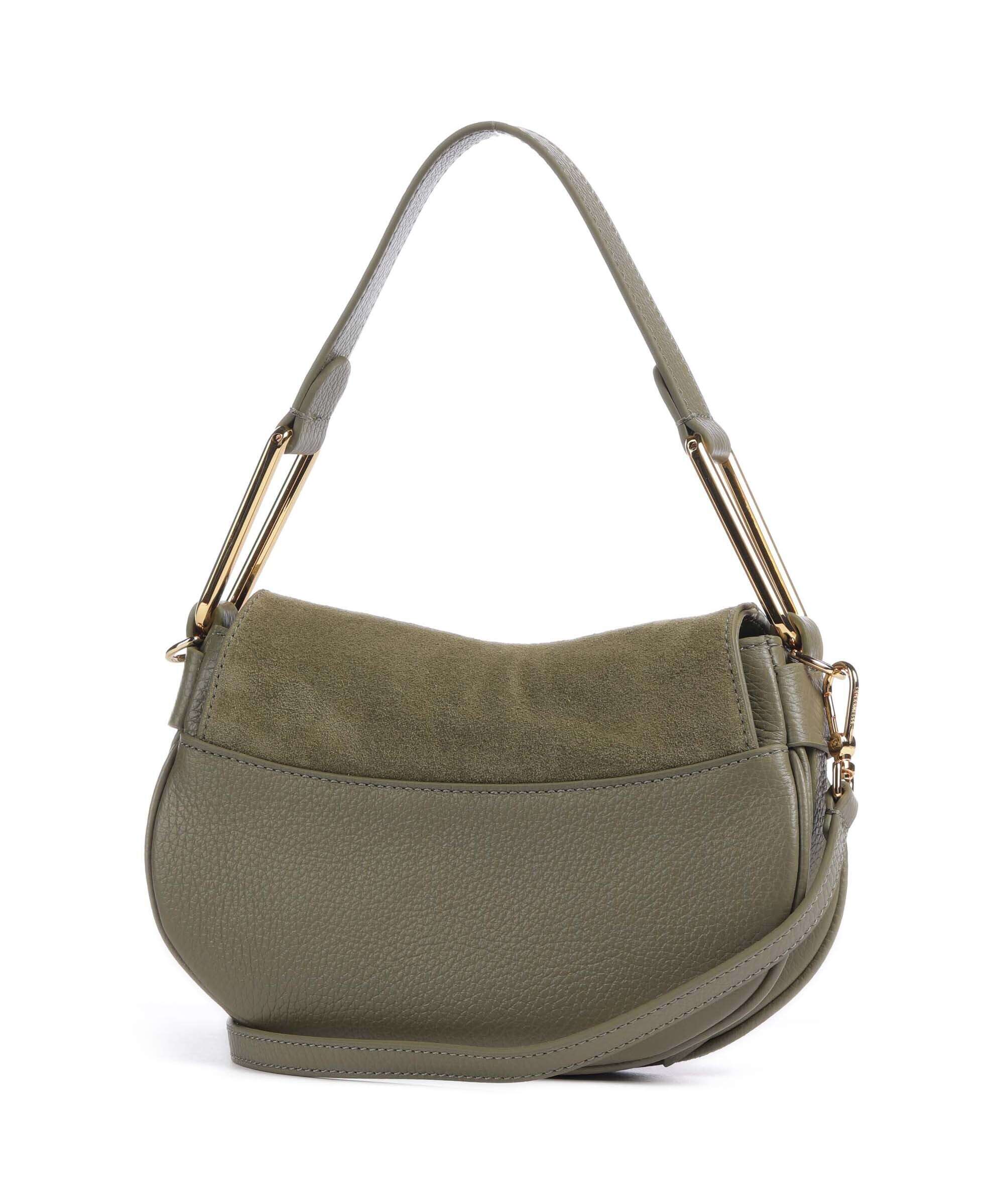 Coccinelle Magie Suede Sac porté épaule laurel green - Image 2
