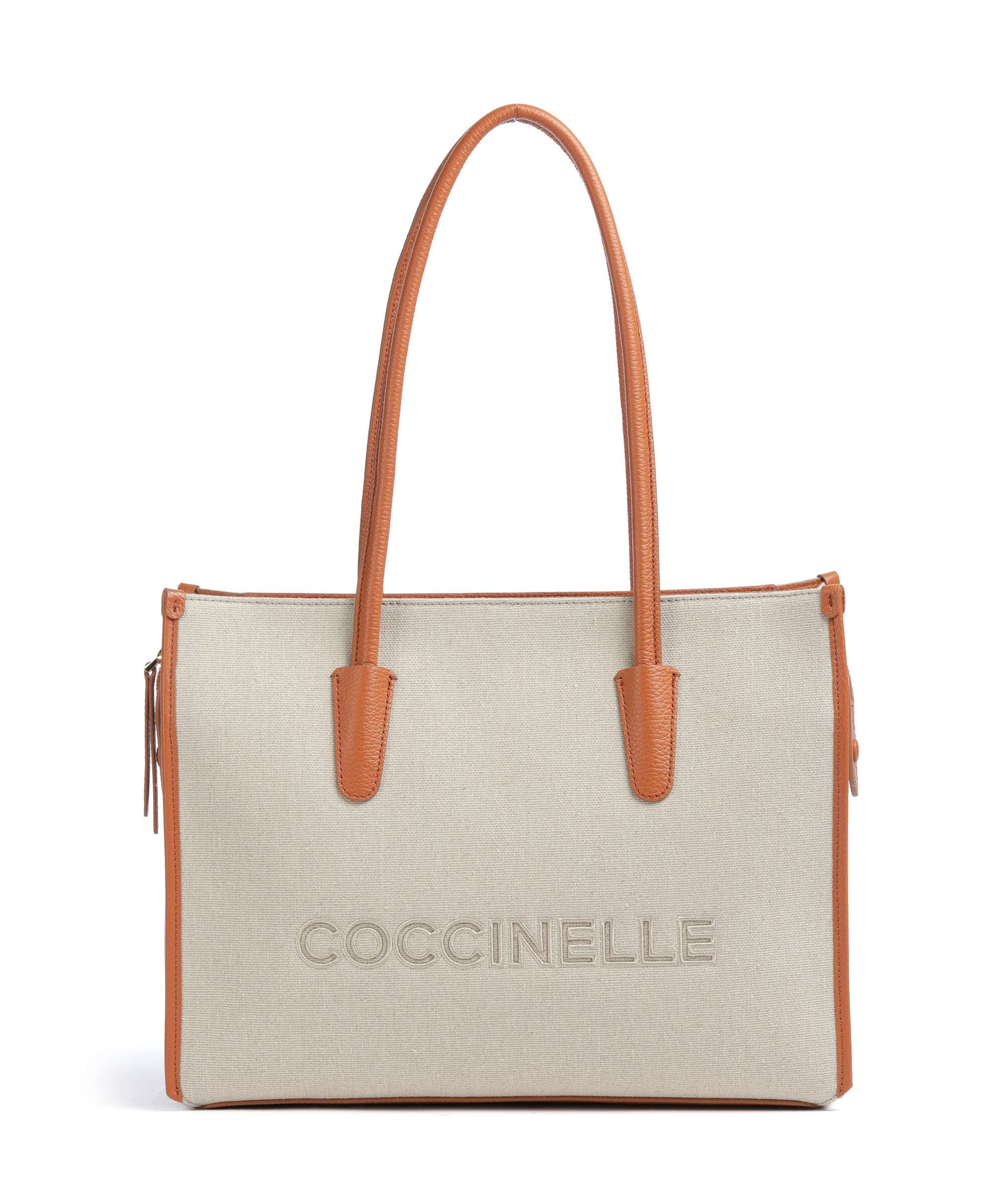 Coccinelle Myrtha Canvas Cabas natural/crab