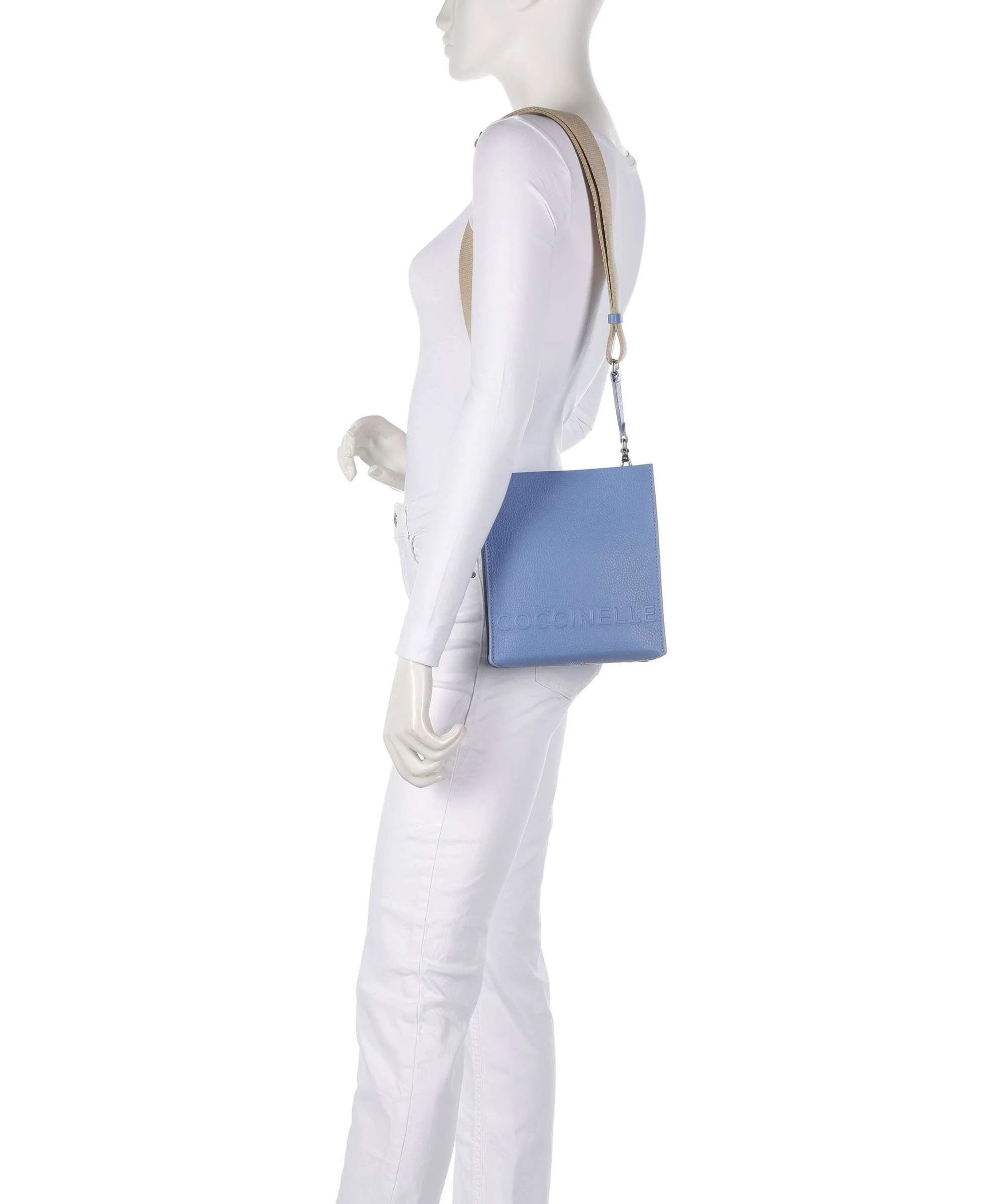 Coccinelle Myrtha Maxi Logo Sac bandoulière azul - Image 3