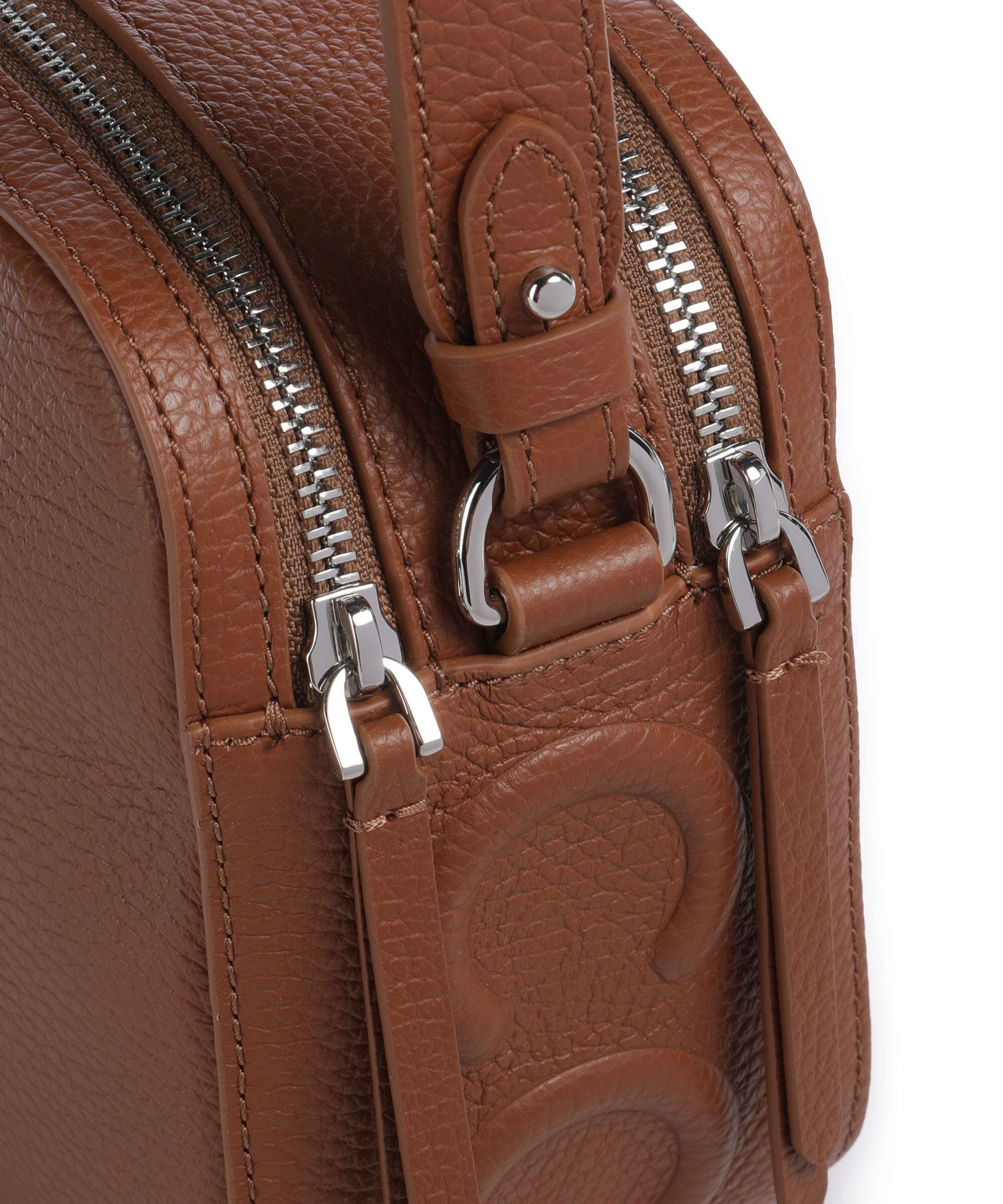 Coccinelle Myrtha Maxi Logo Sac bandoulière cognac - Image 4