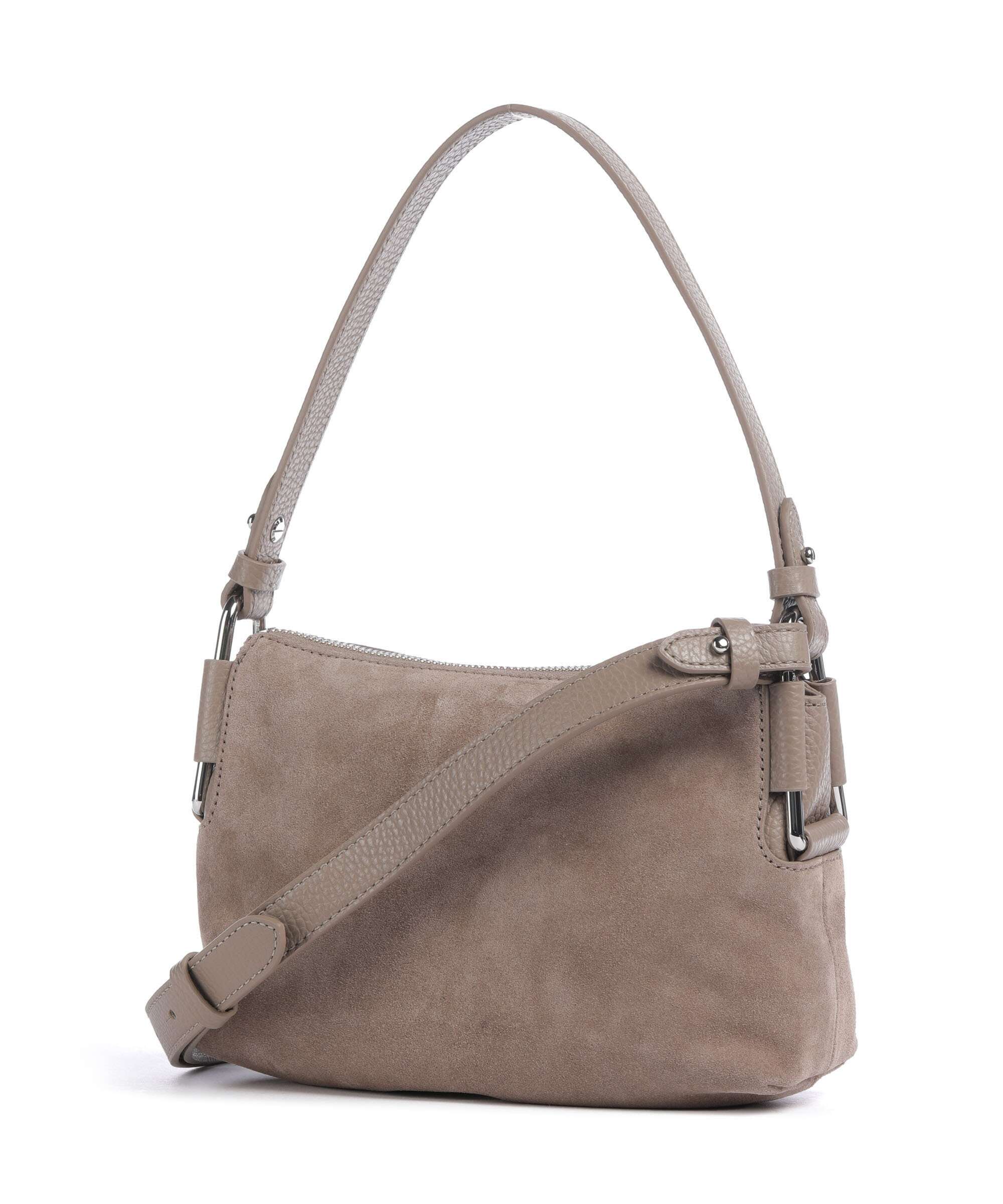 Coccinelle Rebekka Suede Sac porté épaule warm taupe - Image 2