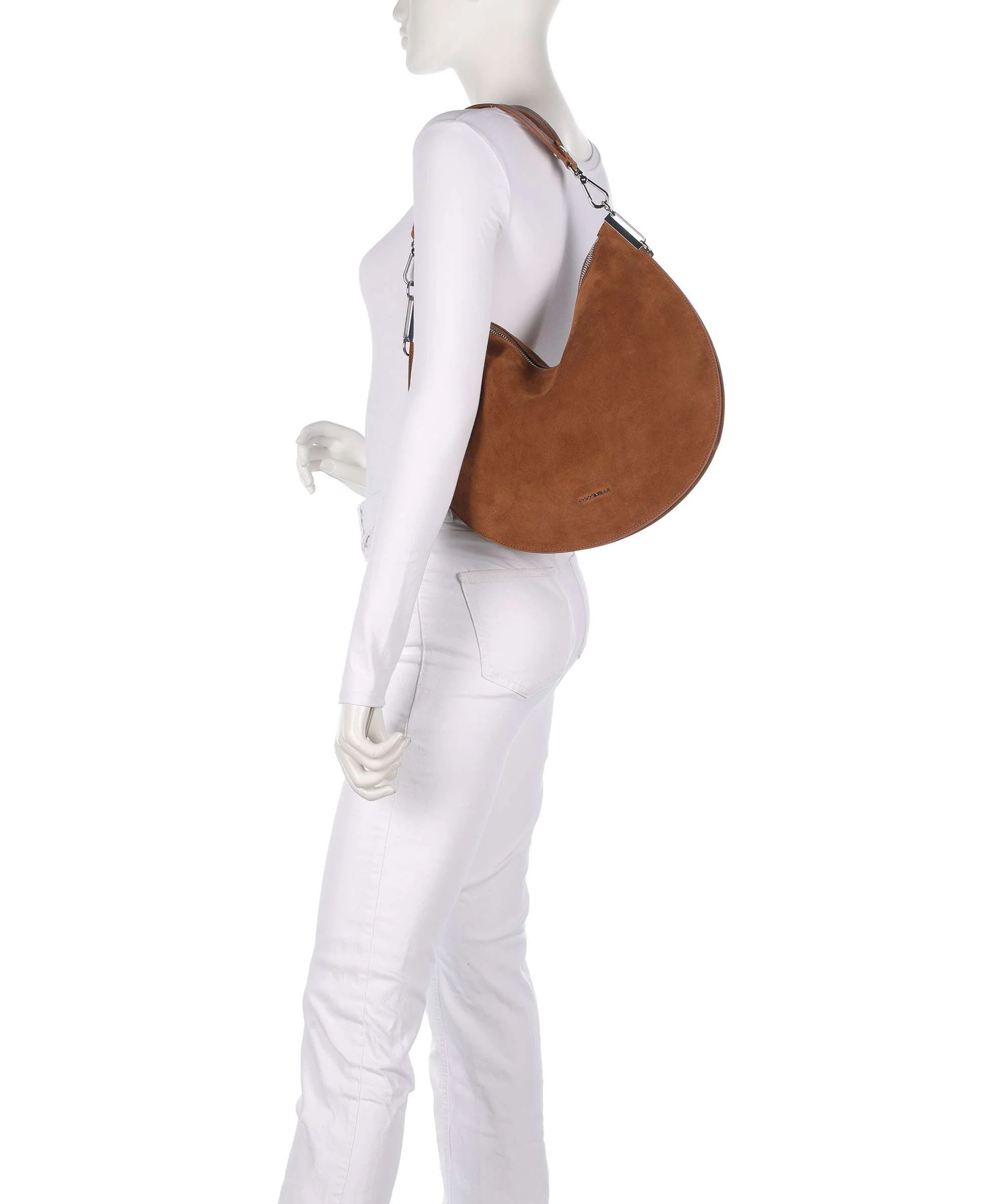 Coccinelle Sunup Suede Sac fourre-tout cognac - Image 3