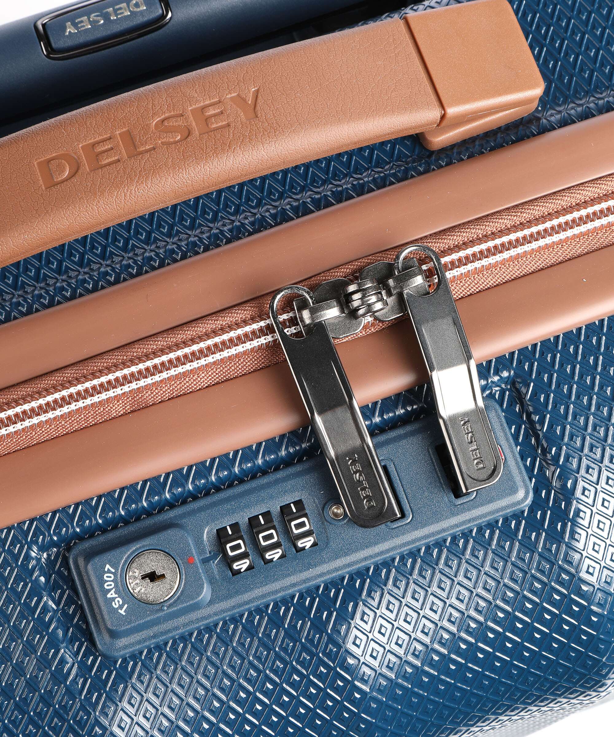 Delsey Paris Carrousel Slim Line Valise 4 roues marineblau - Image 3