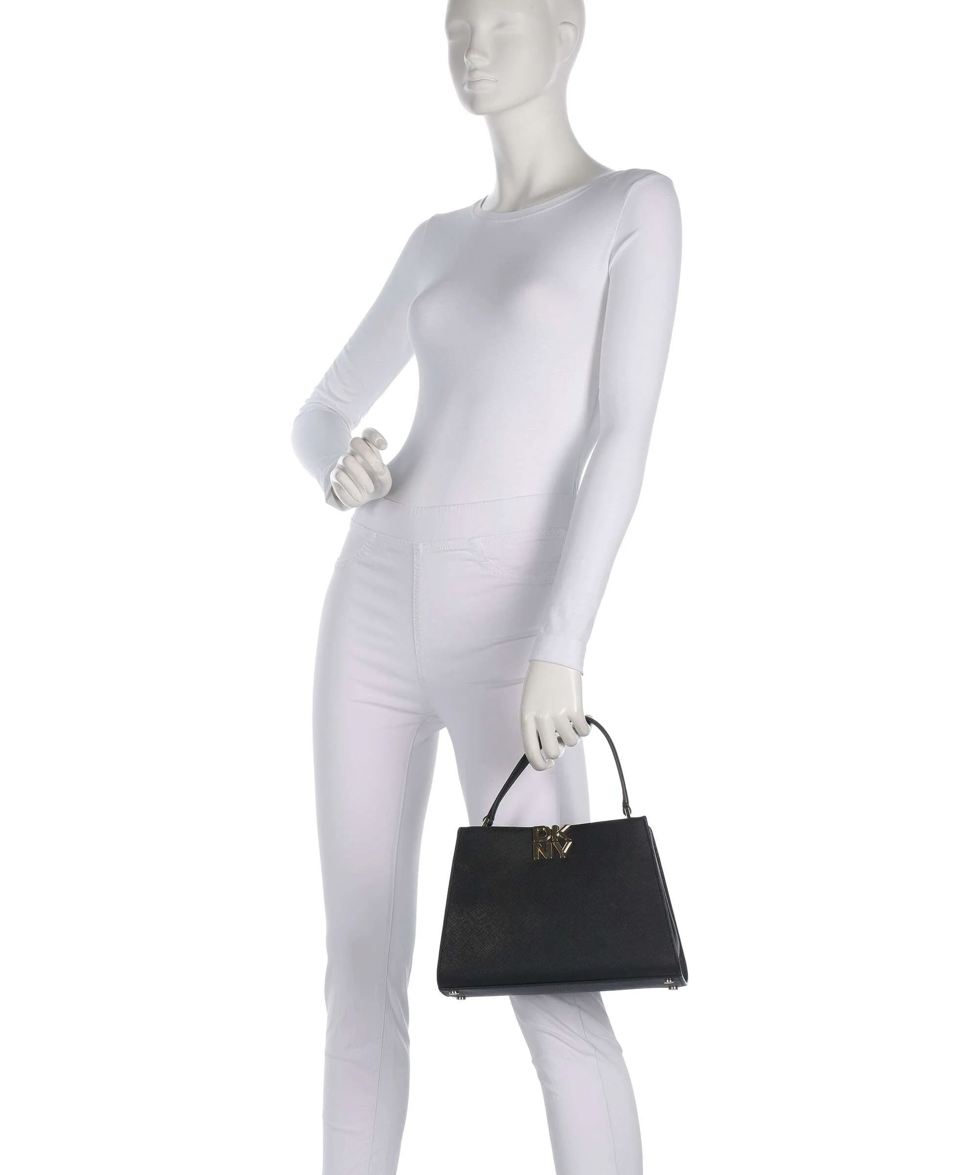 DKNY Foster Medium Sac à main black/gold - Image 3