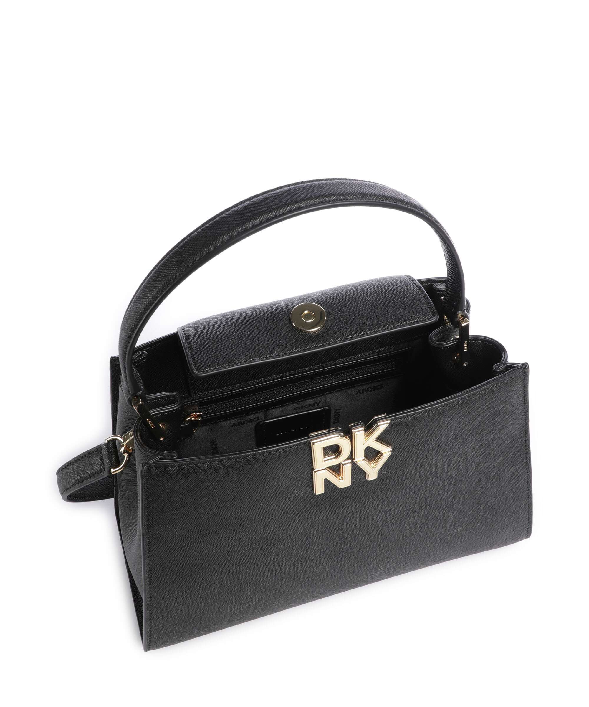 DKNY Foster Medium Sac à main black/gold - Image 6
