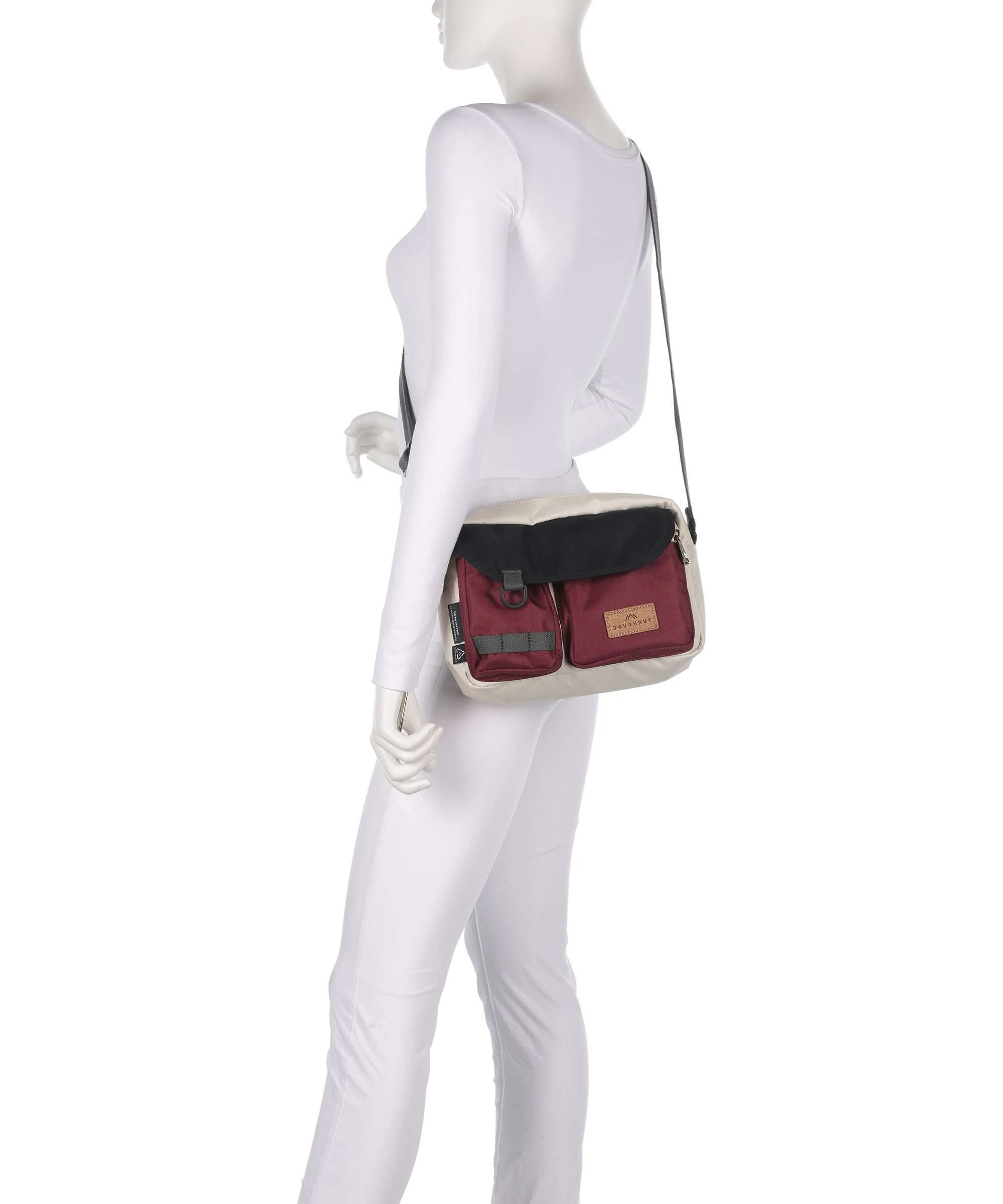 Doughnut Reborn Mission Lite Sac bandoulière stone/wine - Image 3