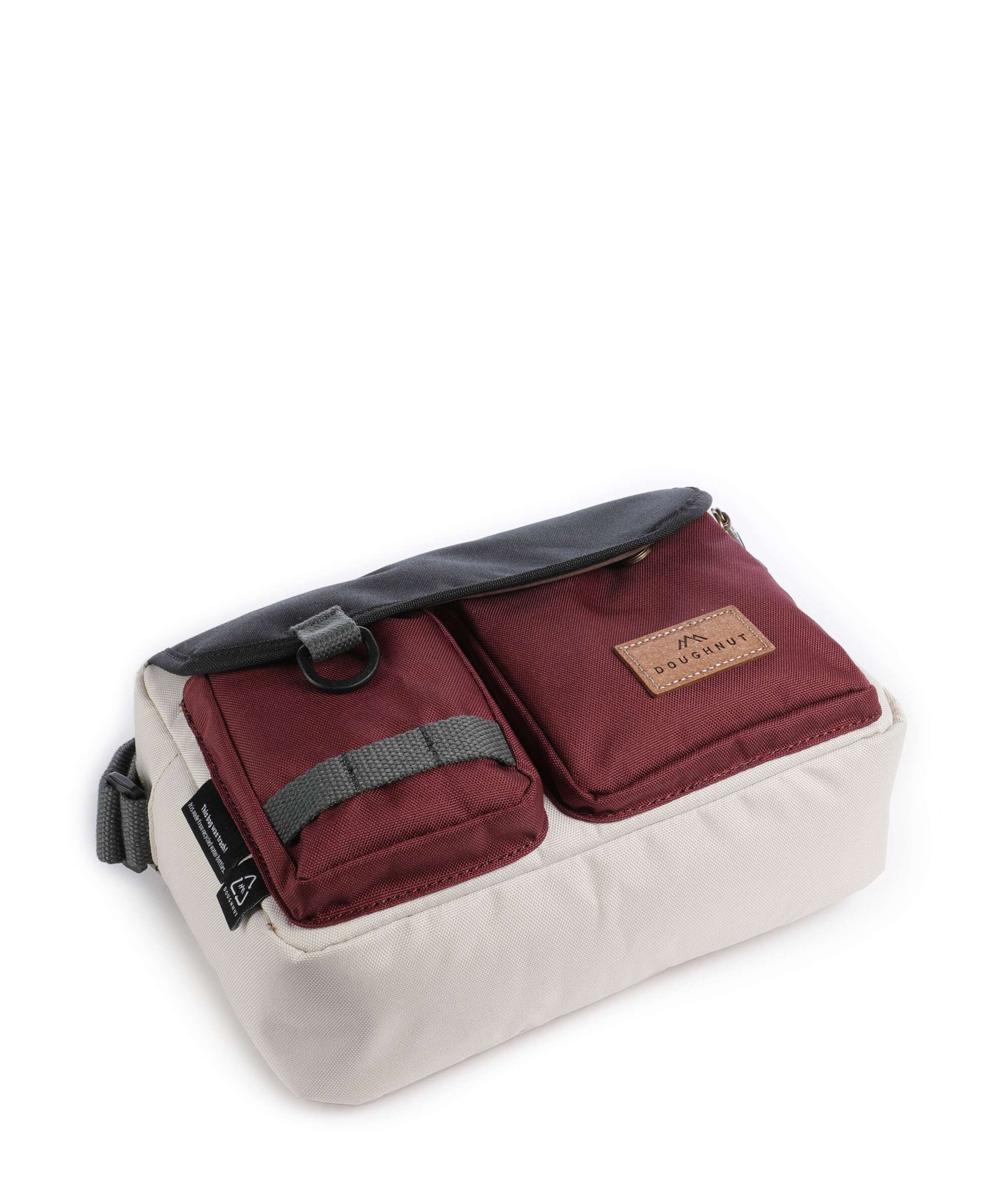 Doughnut Reborn Mission Lite Sac bandoulière stone/wine - Image 5
