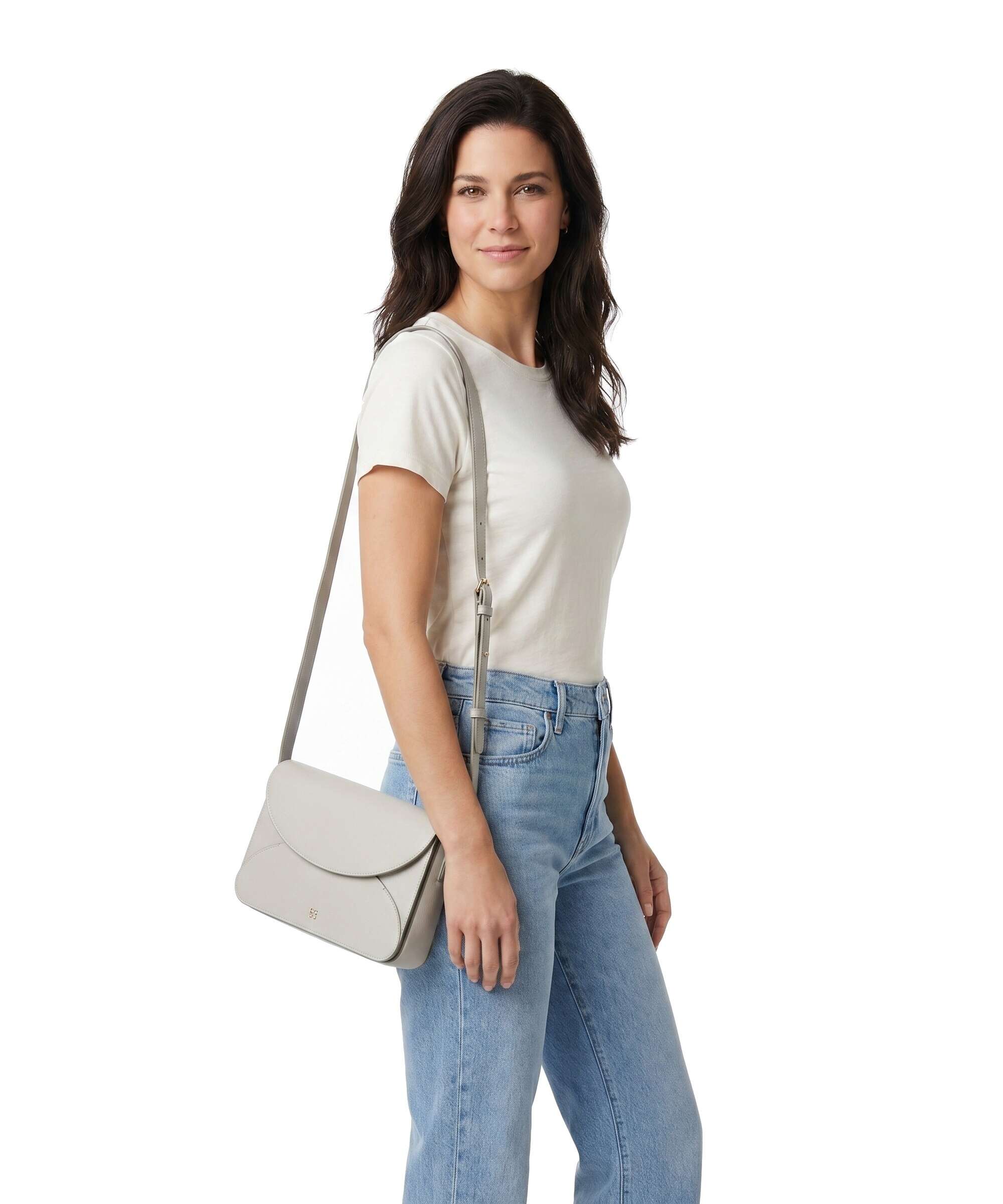 DuDu Bags Colorful Agnese Sac bandoulière pearl grey - Image 3