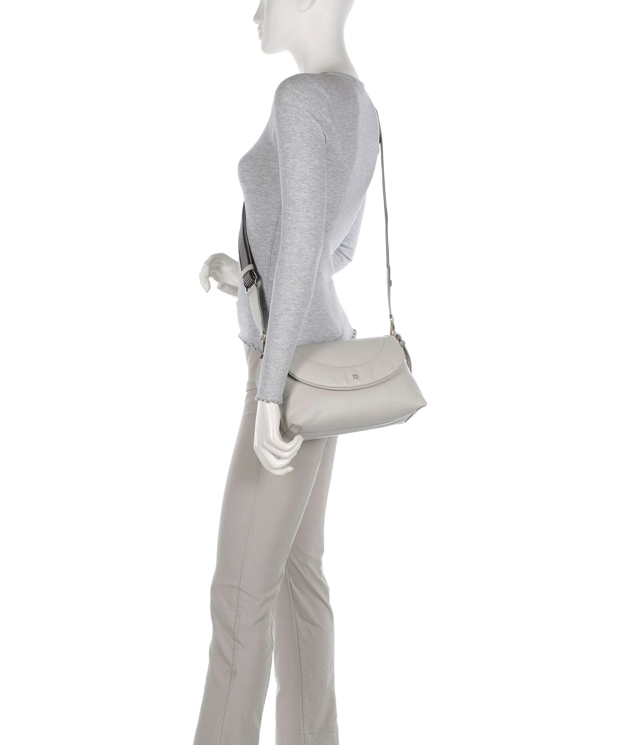 DuDu Bags Melville S. Sac porté épaule pearl grey - Image 4
