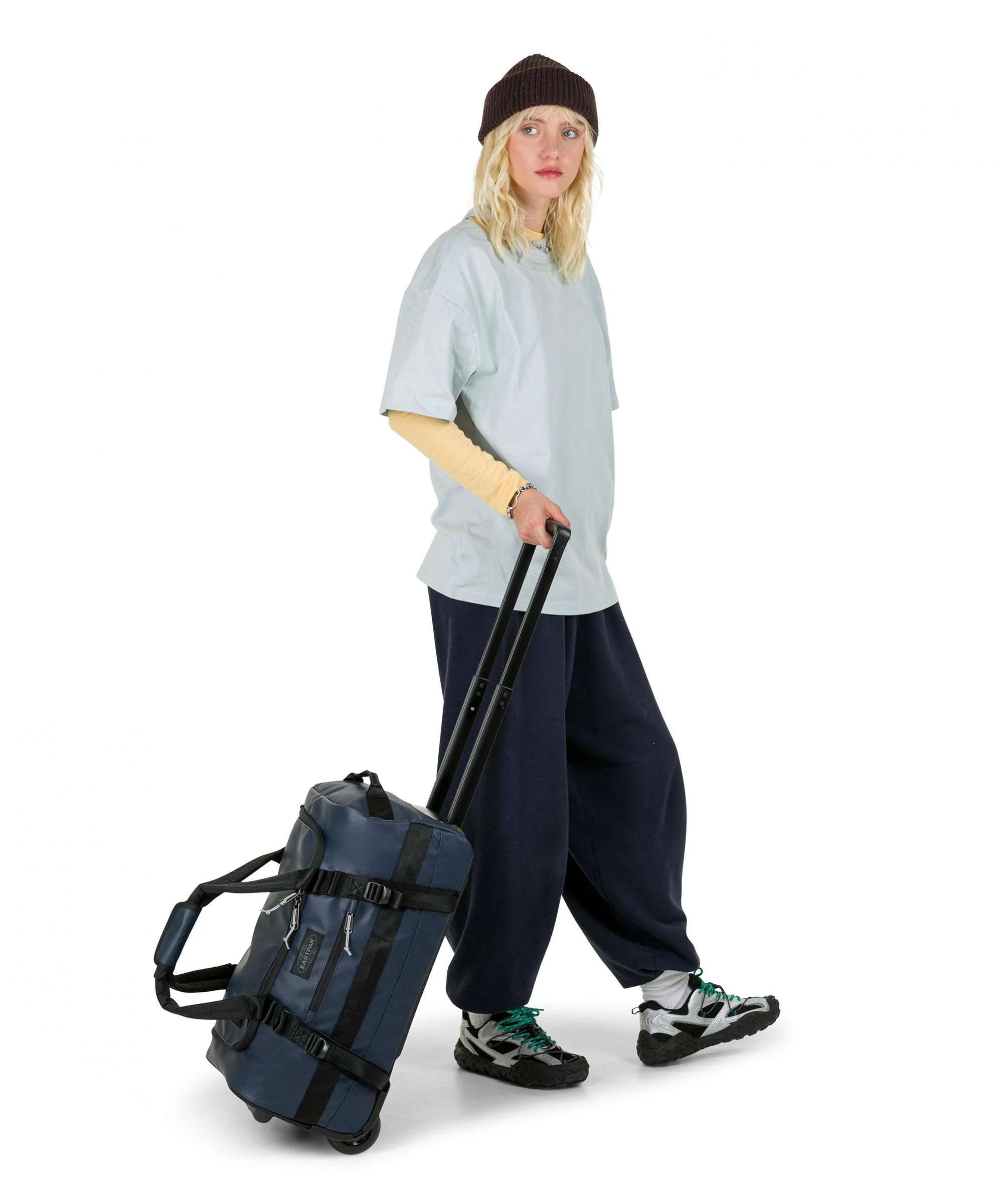 Eastpak Tarp Duffel Pack S Sac de voyage à roulettes navy - Image 3