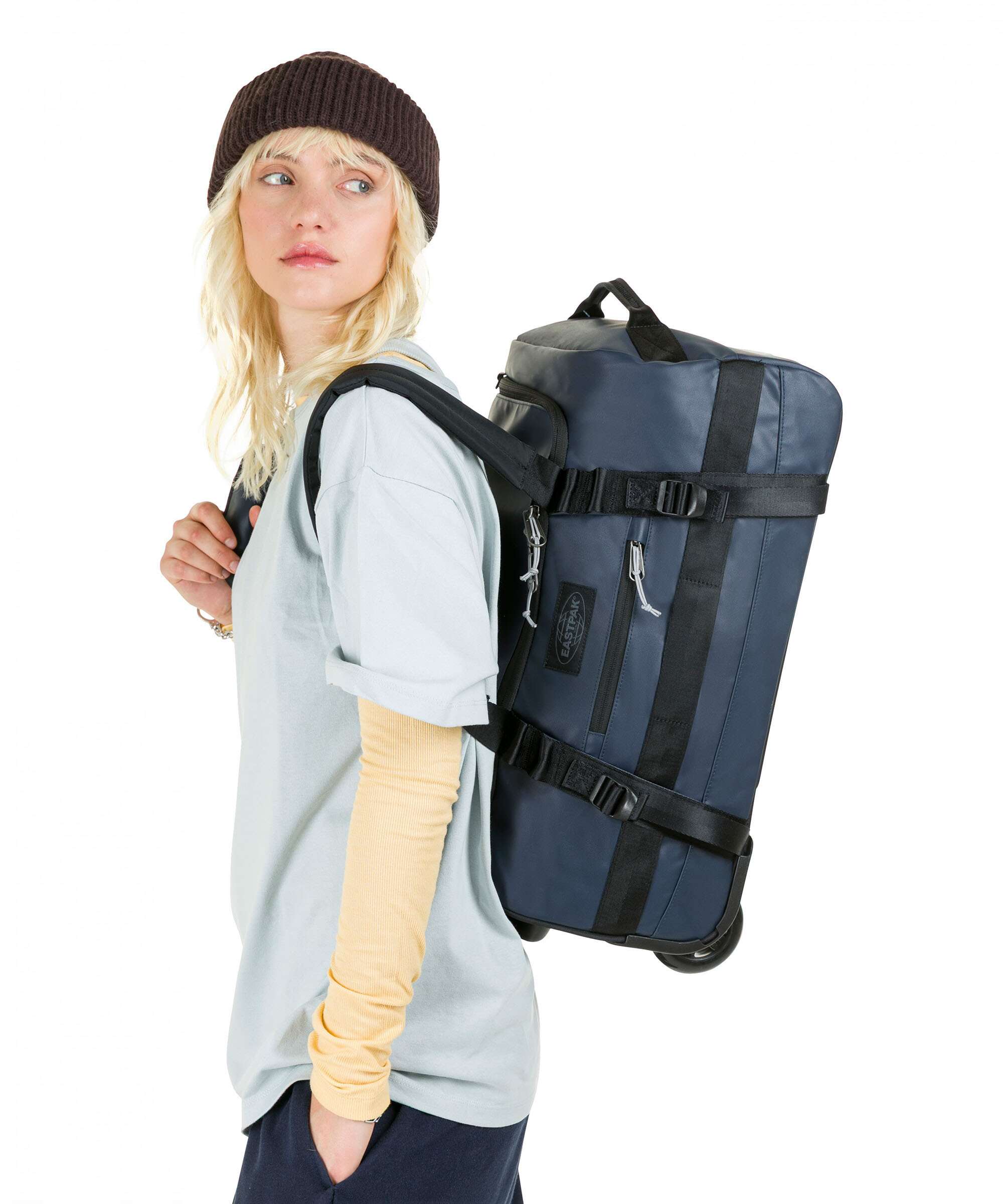 Eastpak Tarp Duffel Pack S Sac de voyage à roulettes navy - Image 4