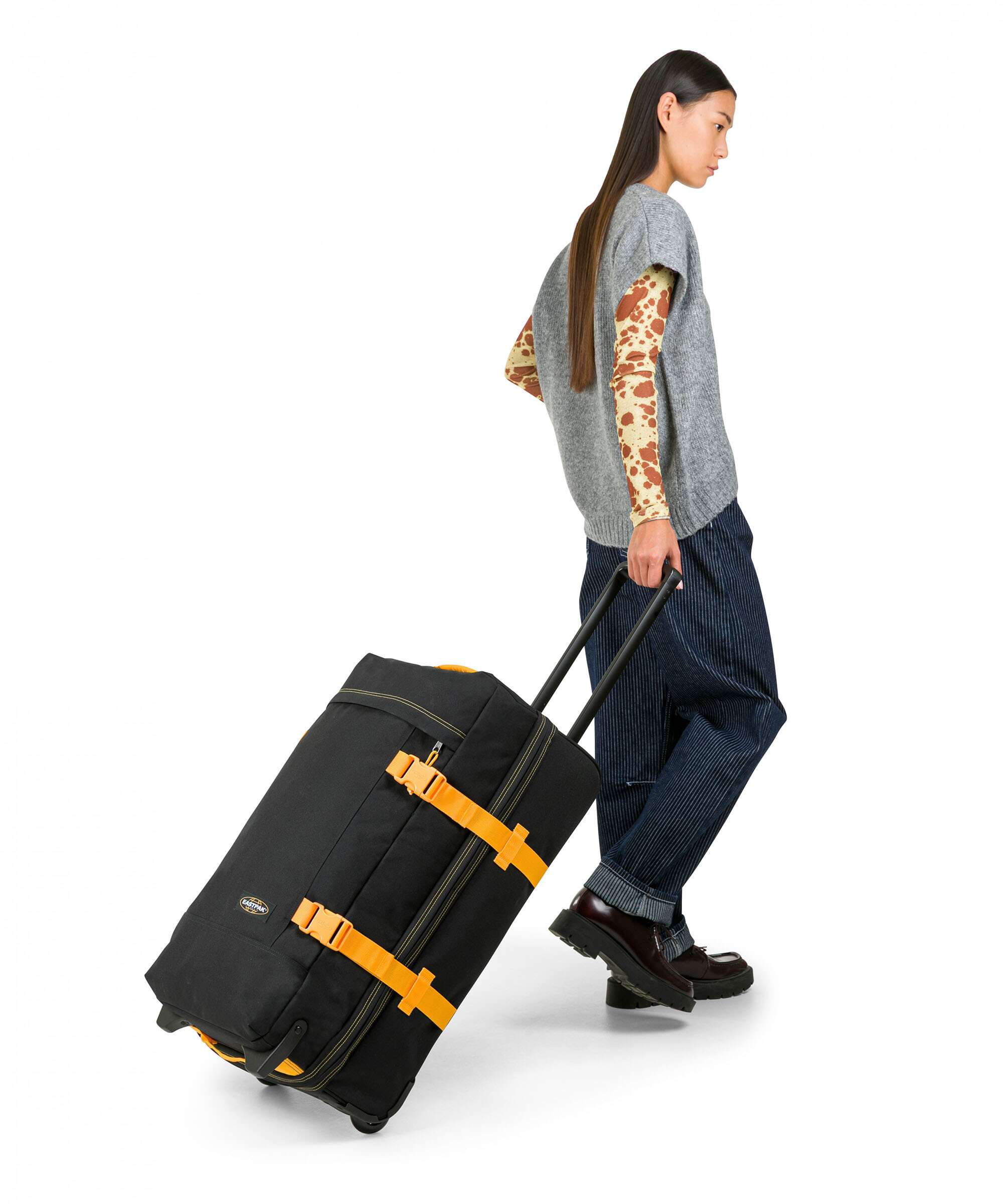 Eastpak Tranverz M Sac de voyage à roulettes kontrast mango - Image 3