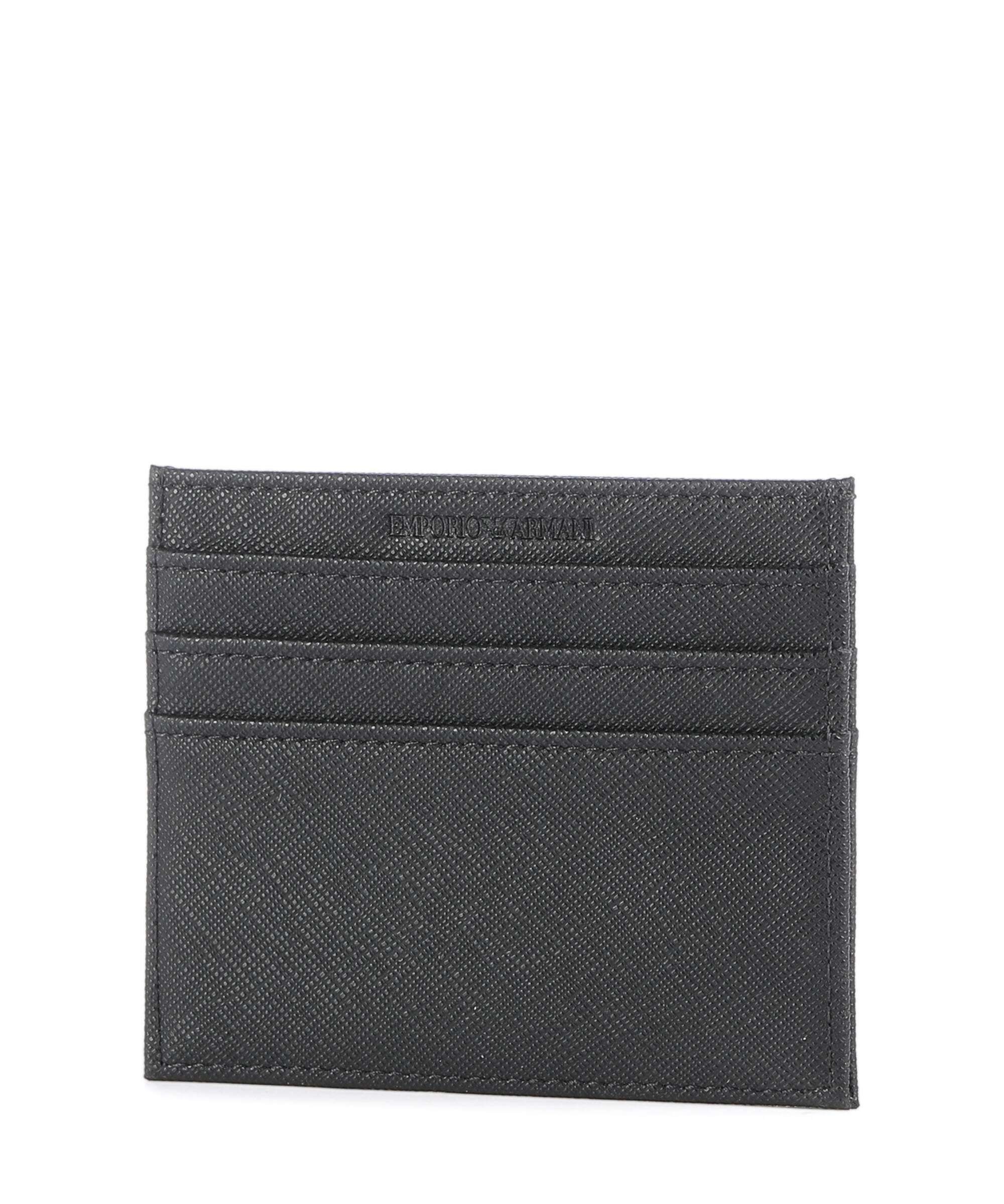 Emporio Armani Business Regenerated Étui à cartes crédit black - Image 2