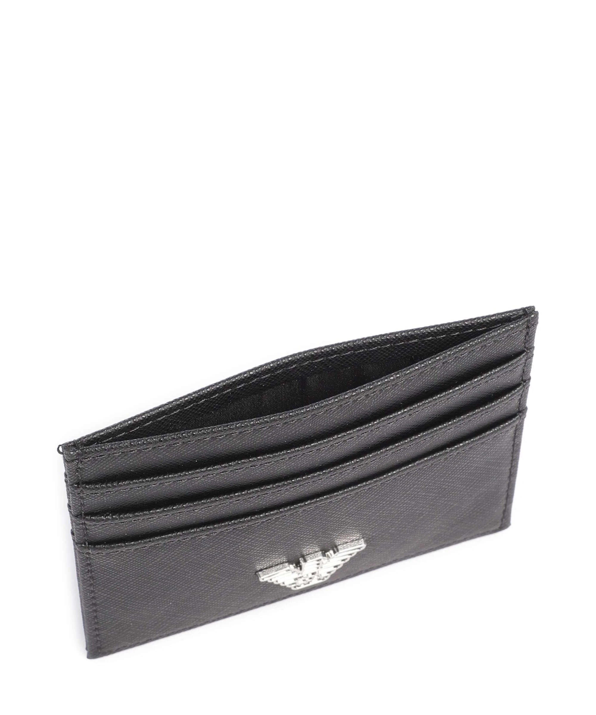 Emporio Armani Business Regenerated Étui à cartes crédit black - Image 4