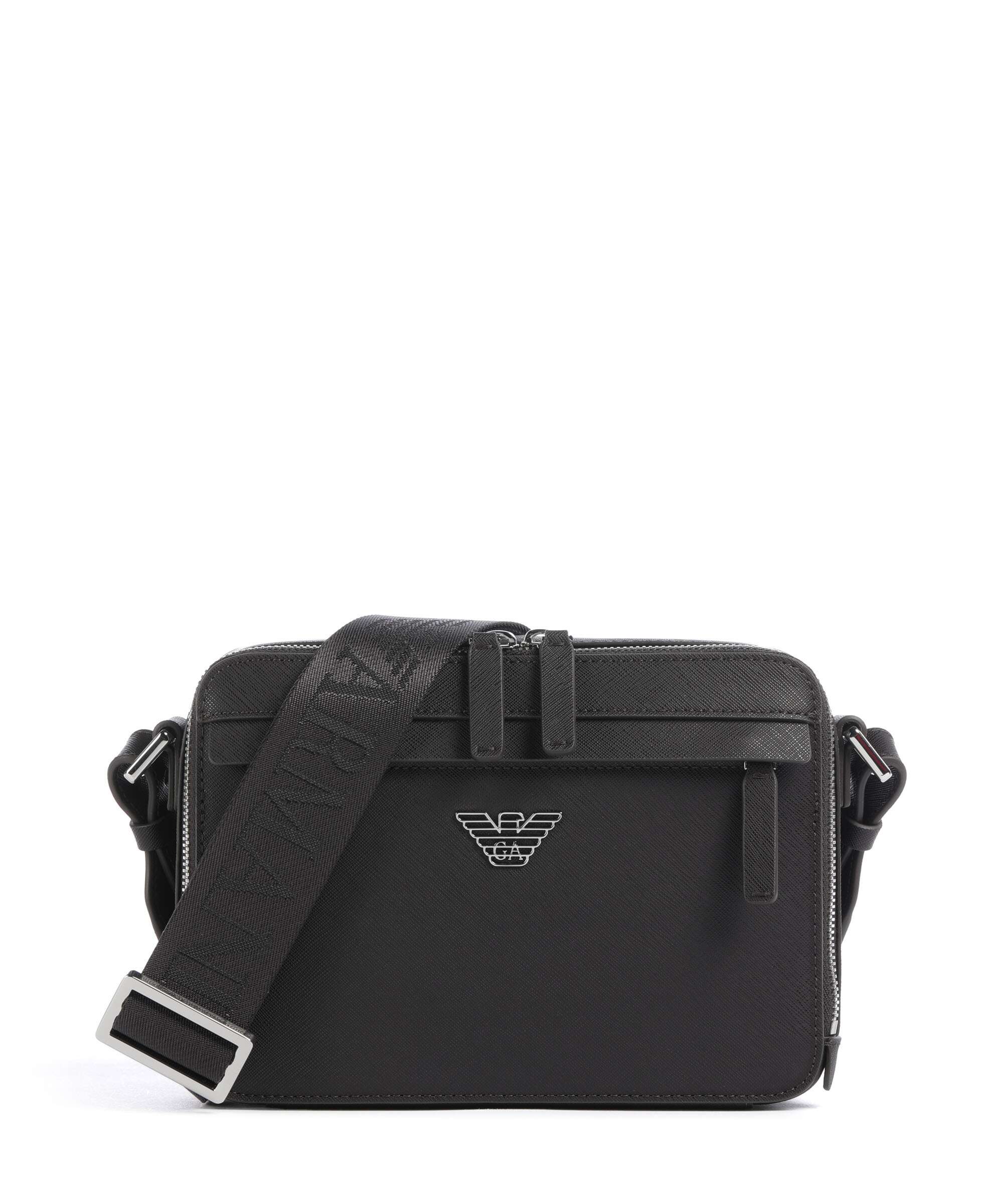 Emporio Armani Business Regenerated Sac bandoulière ebony