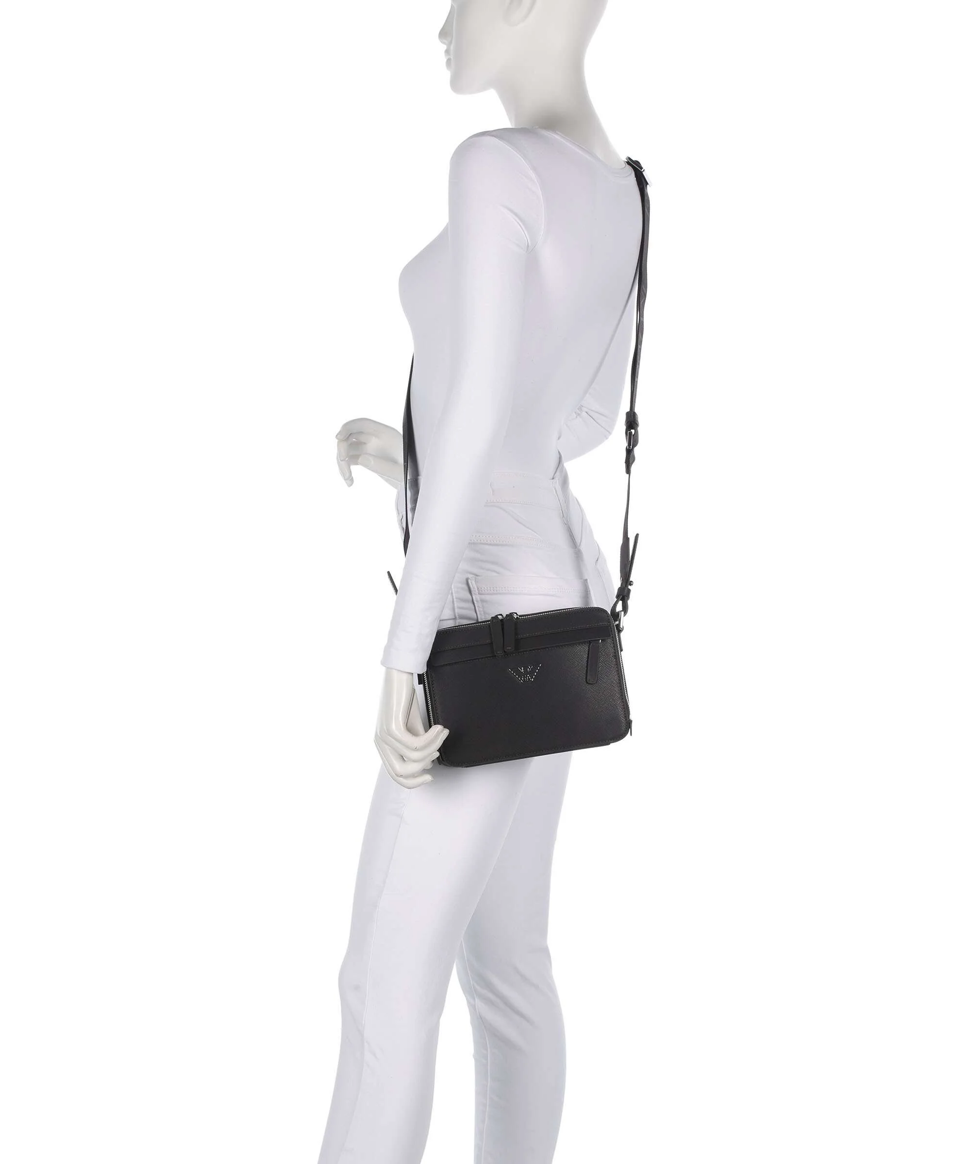 Emporio Armani Business Regenerated Sac bandoulière ebony - Image 3