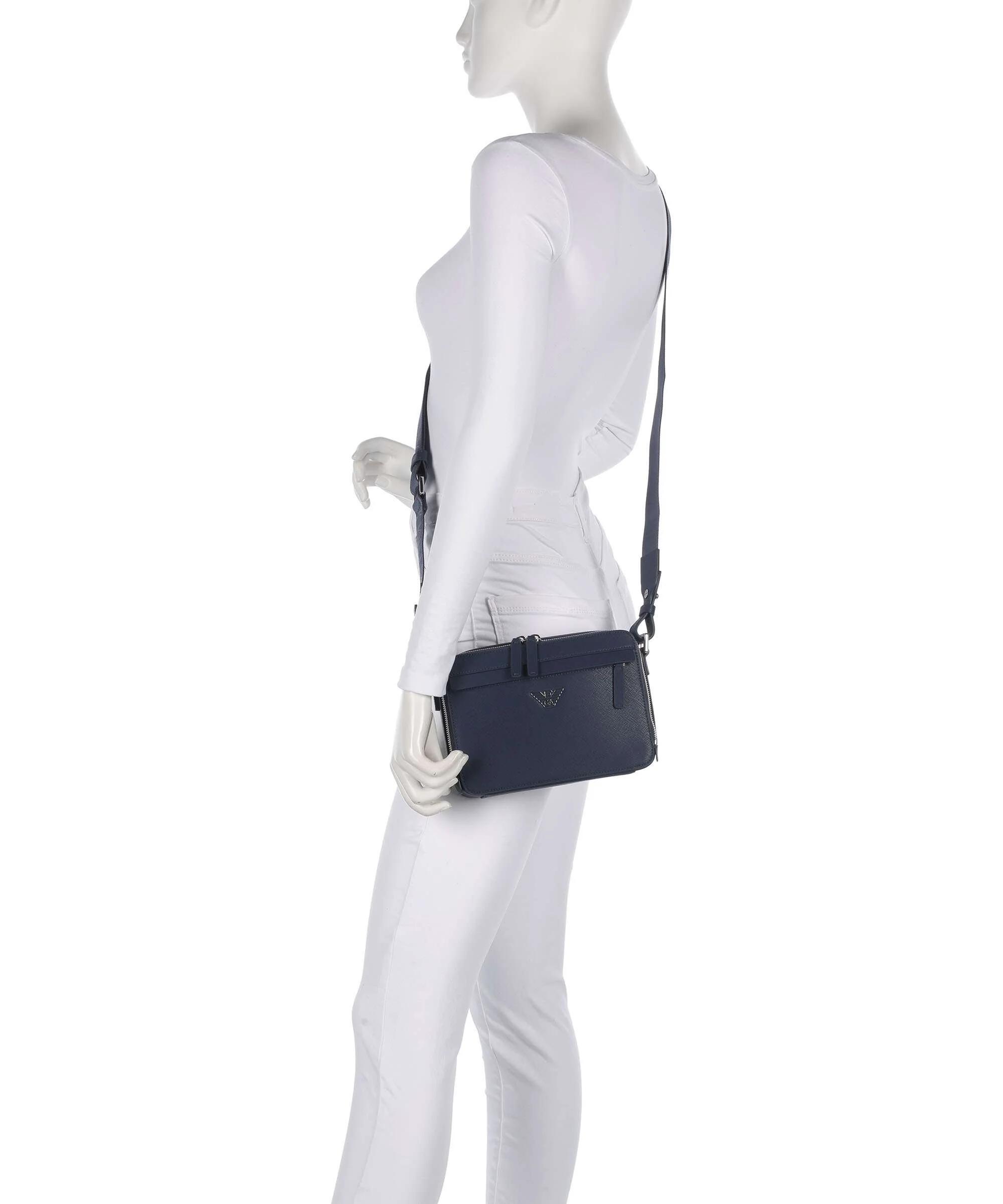 Emporio Armani Business Regenerated Sac bandoulière medieval blue - Image 3