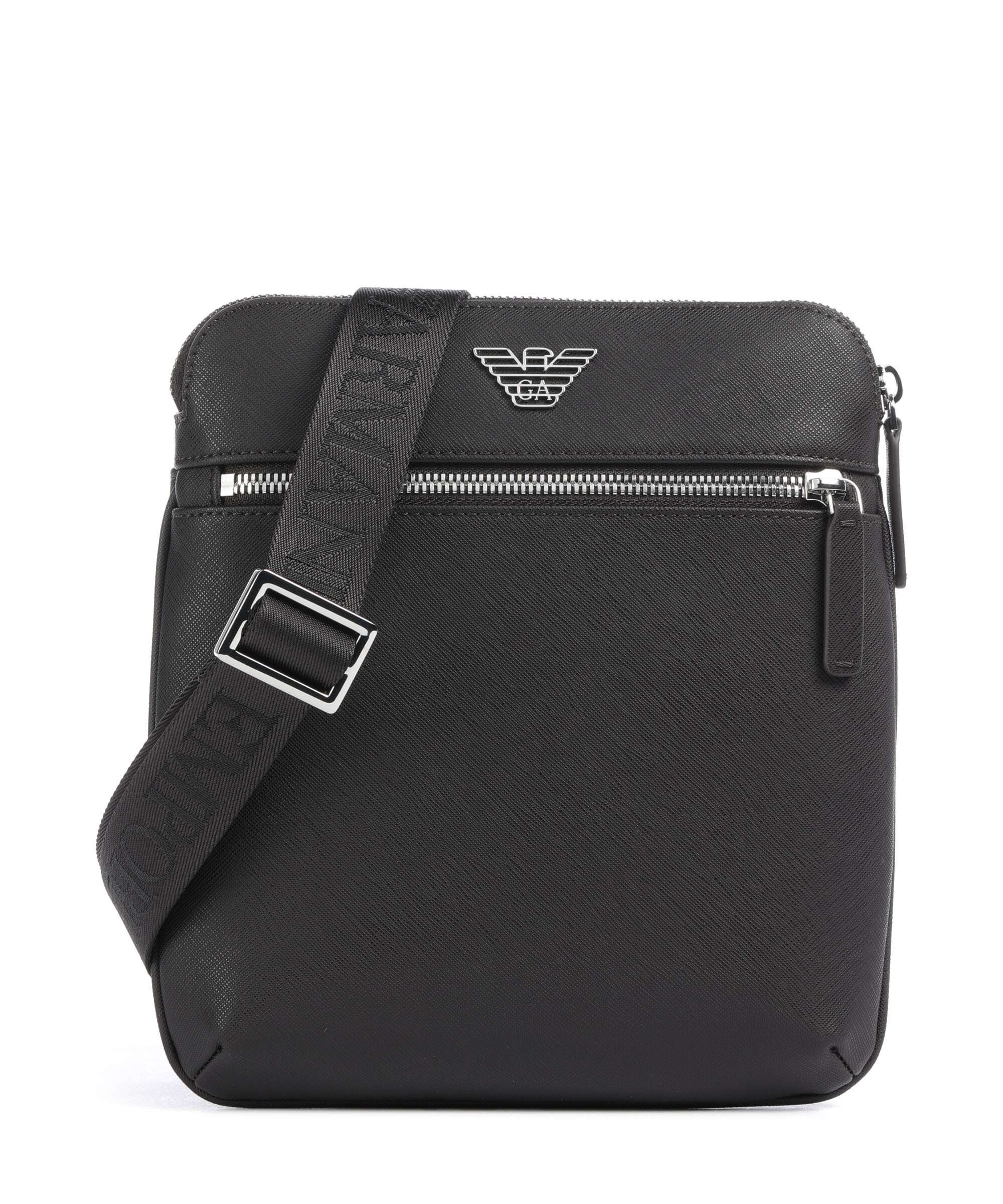 Emporio Armani Business Regenerated Sac bandoulière ebony