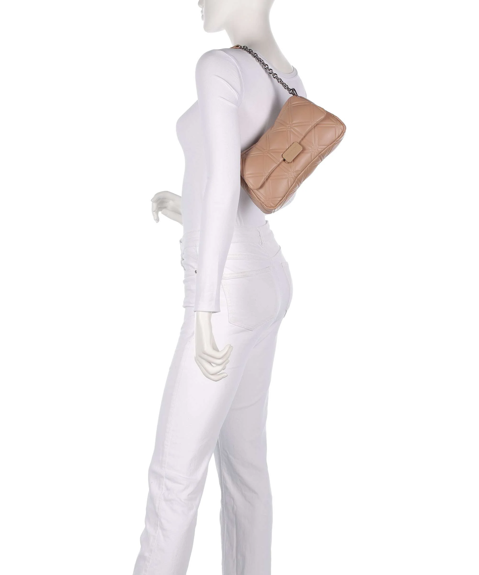 Emporio Armani Cassandra Sac porté épaule nocciola - Image 3