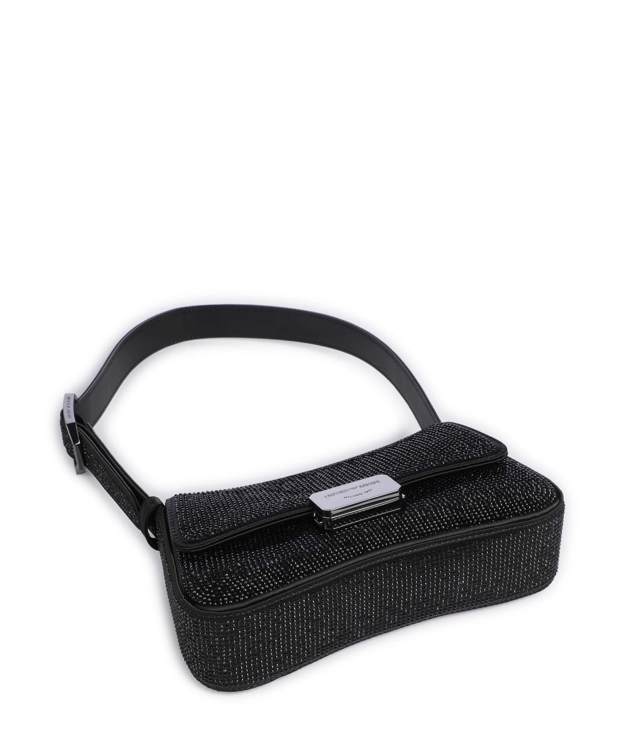 Emporio Armani Cassandra Sac porté épaule nero/jet black - Image 5