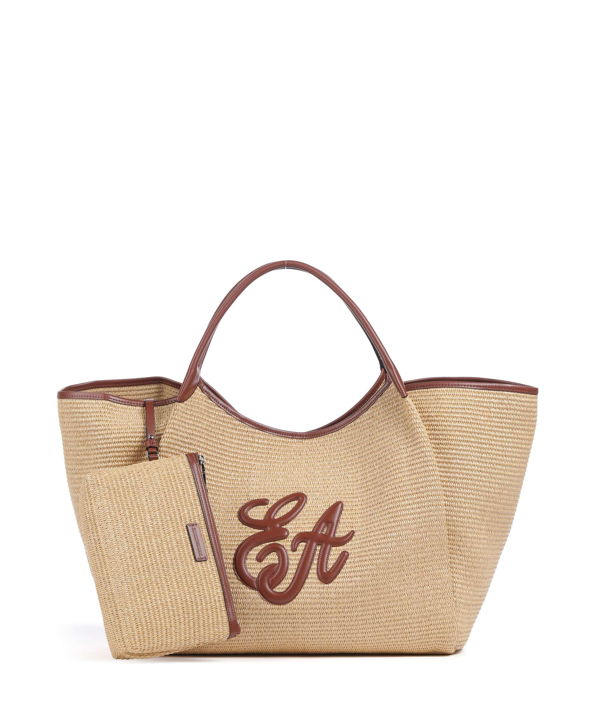 Emporio Armani Durini 24 L Cabas naturale/siena - Image 4
