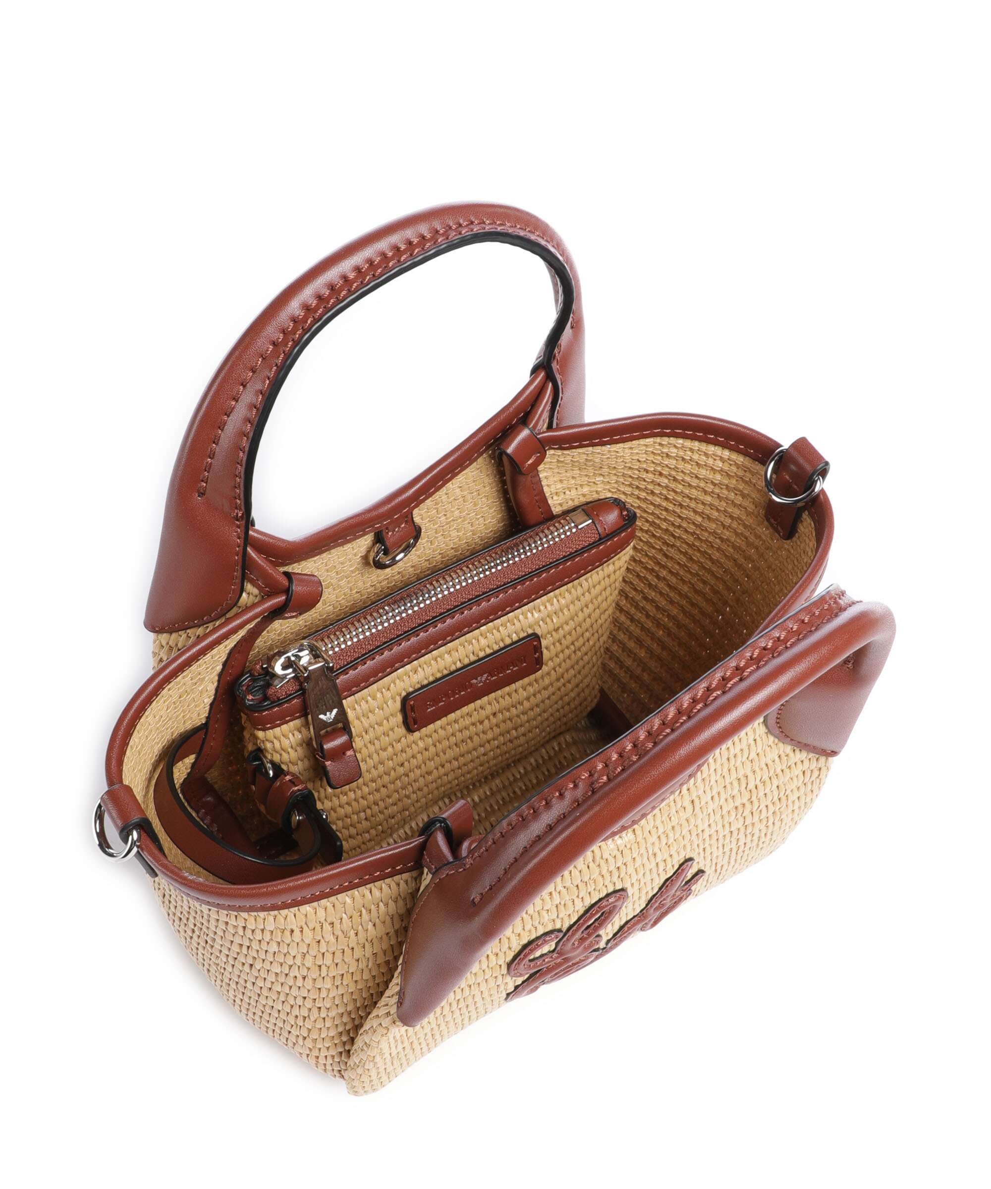Emporio Armani Durini 24 S Sac bandoulière naturale/siena - Image 6