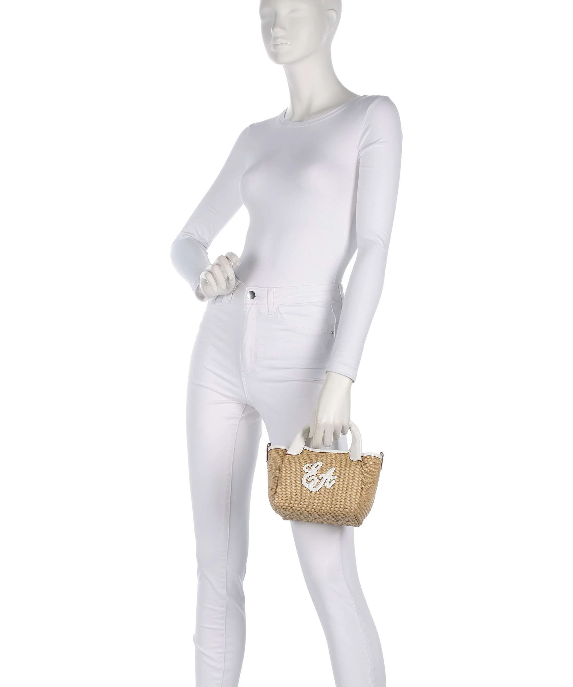 Emporio Armani Durini 24 S Sac bandoulière naturale/bianco - Image 3