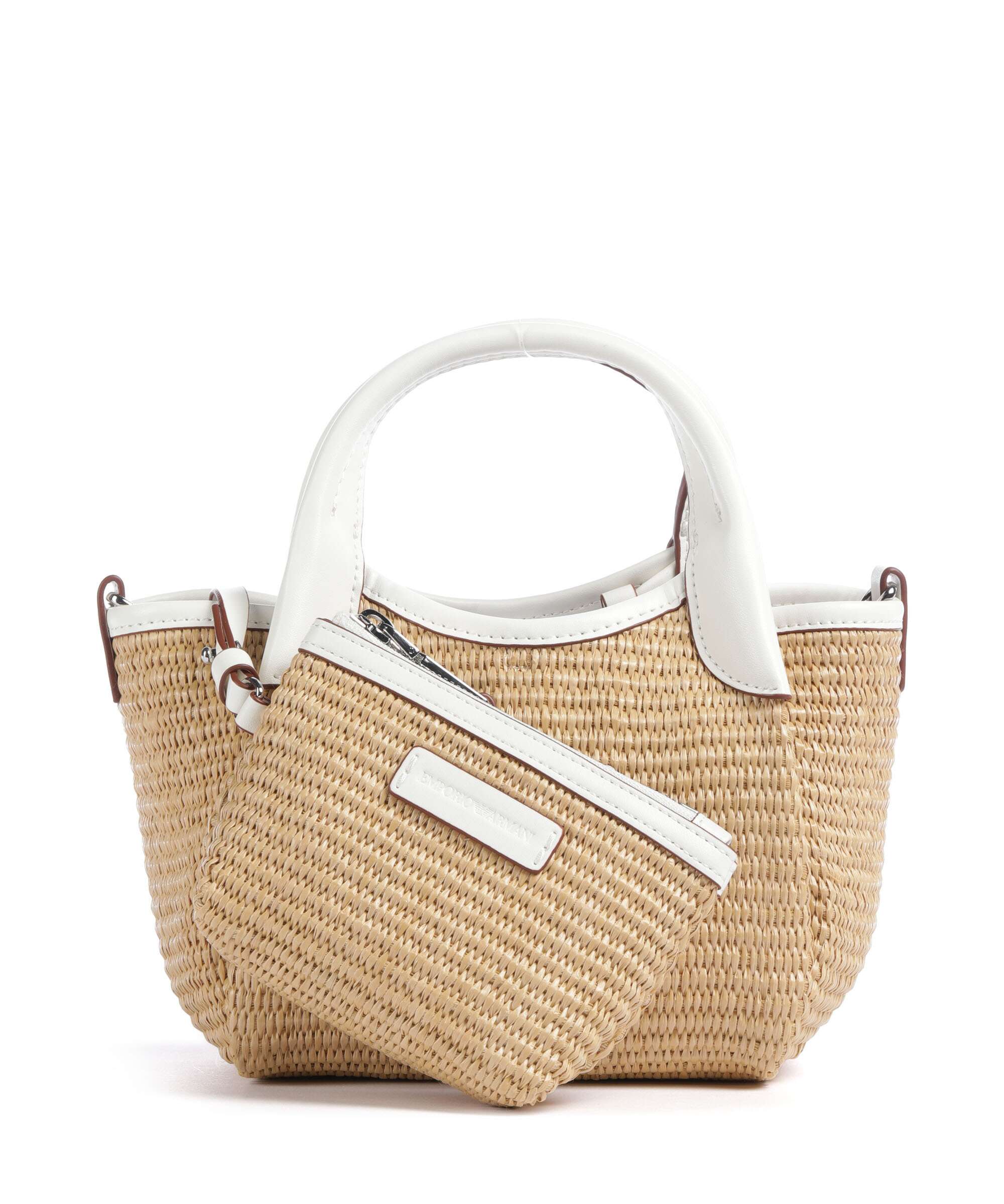 Emporio Armani Durini 24 S Sac bandoulière naturale/bianco - Image 4
