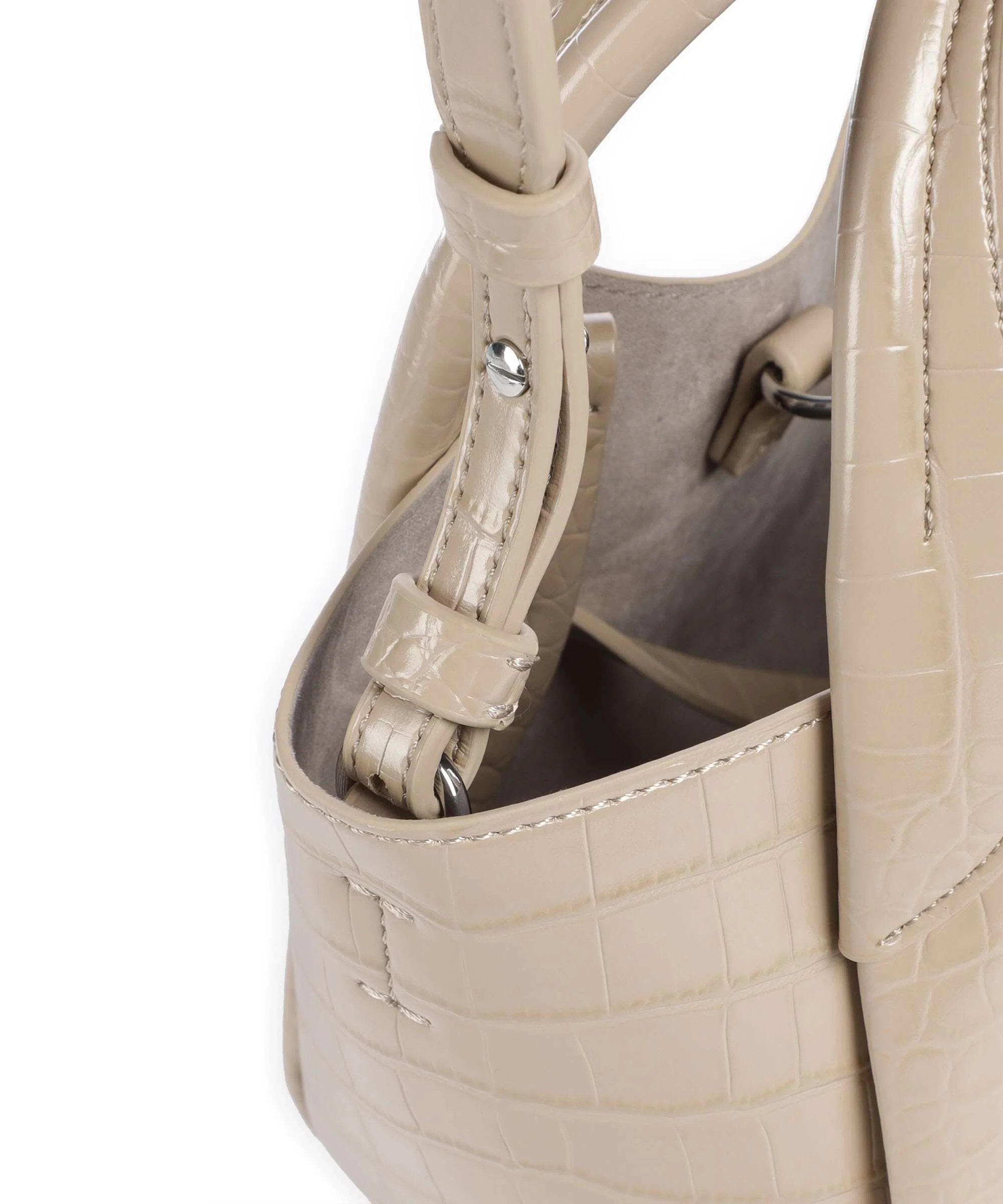 Emporio Armani Durini 24 Sac bandoulière beige - Image 6