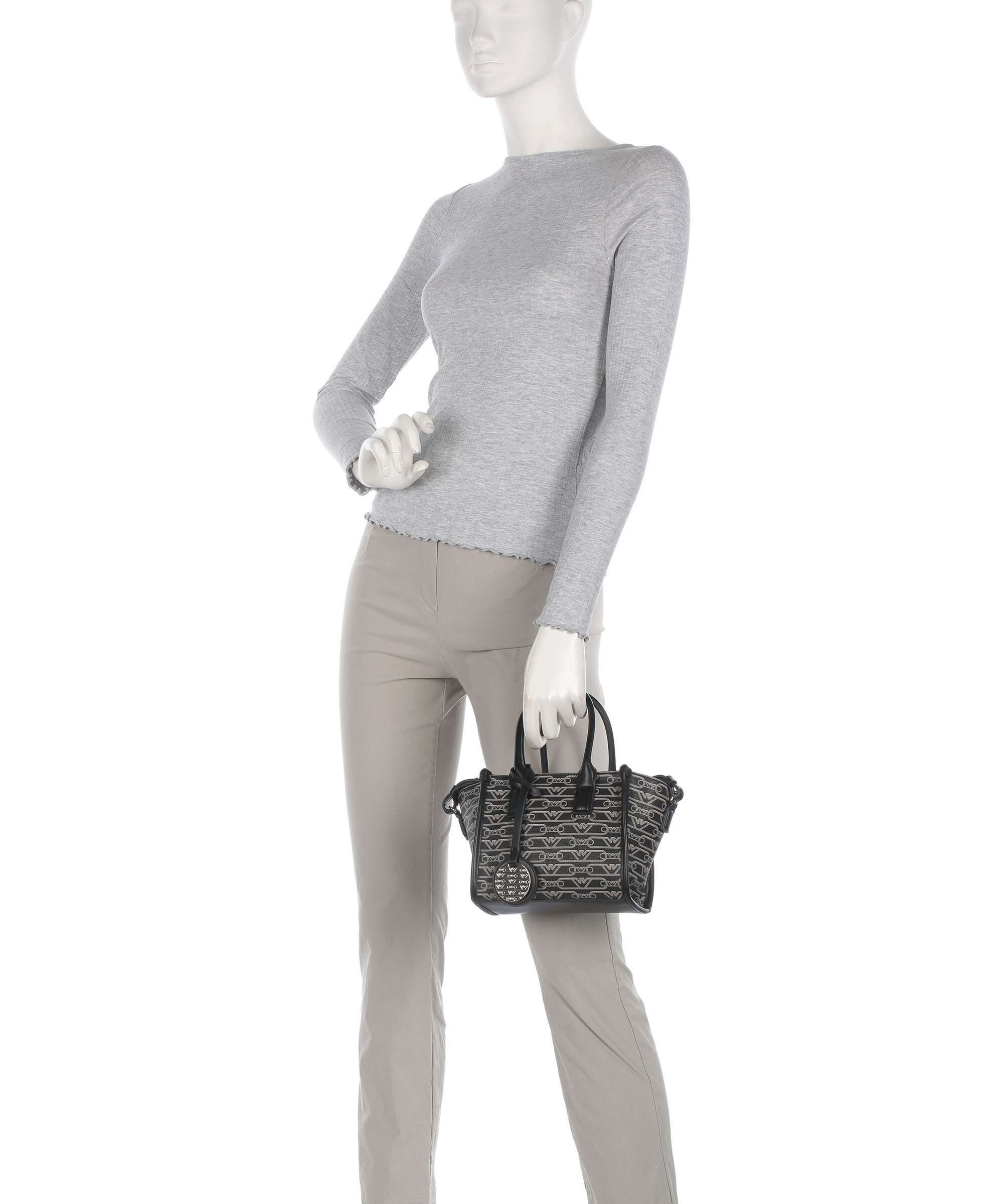 Emporio Armani La Gio Sac bandoulière nero/ecru - Image 3
