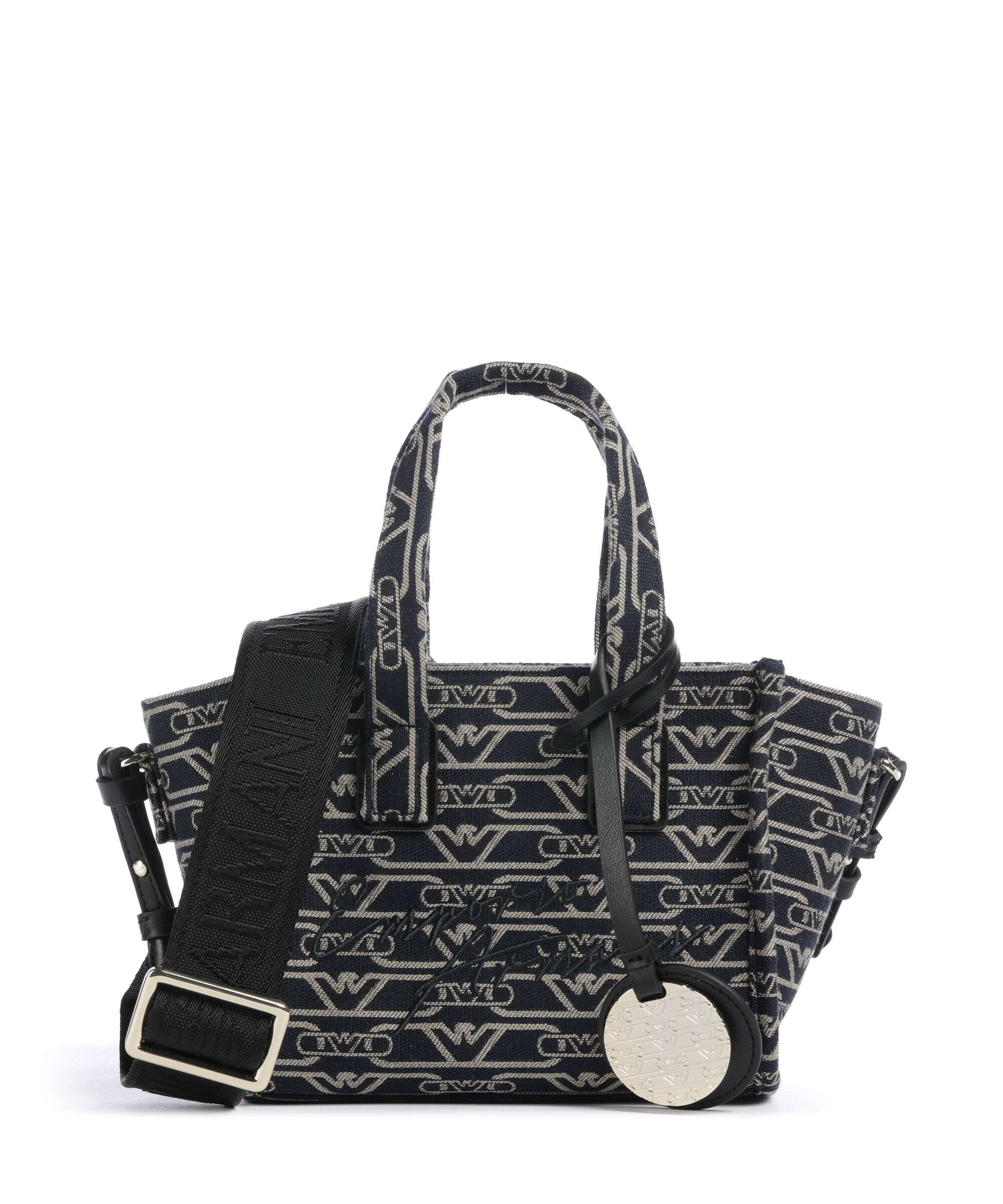 Emporio Armani La Gio Sac bandoulière blu/ecru