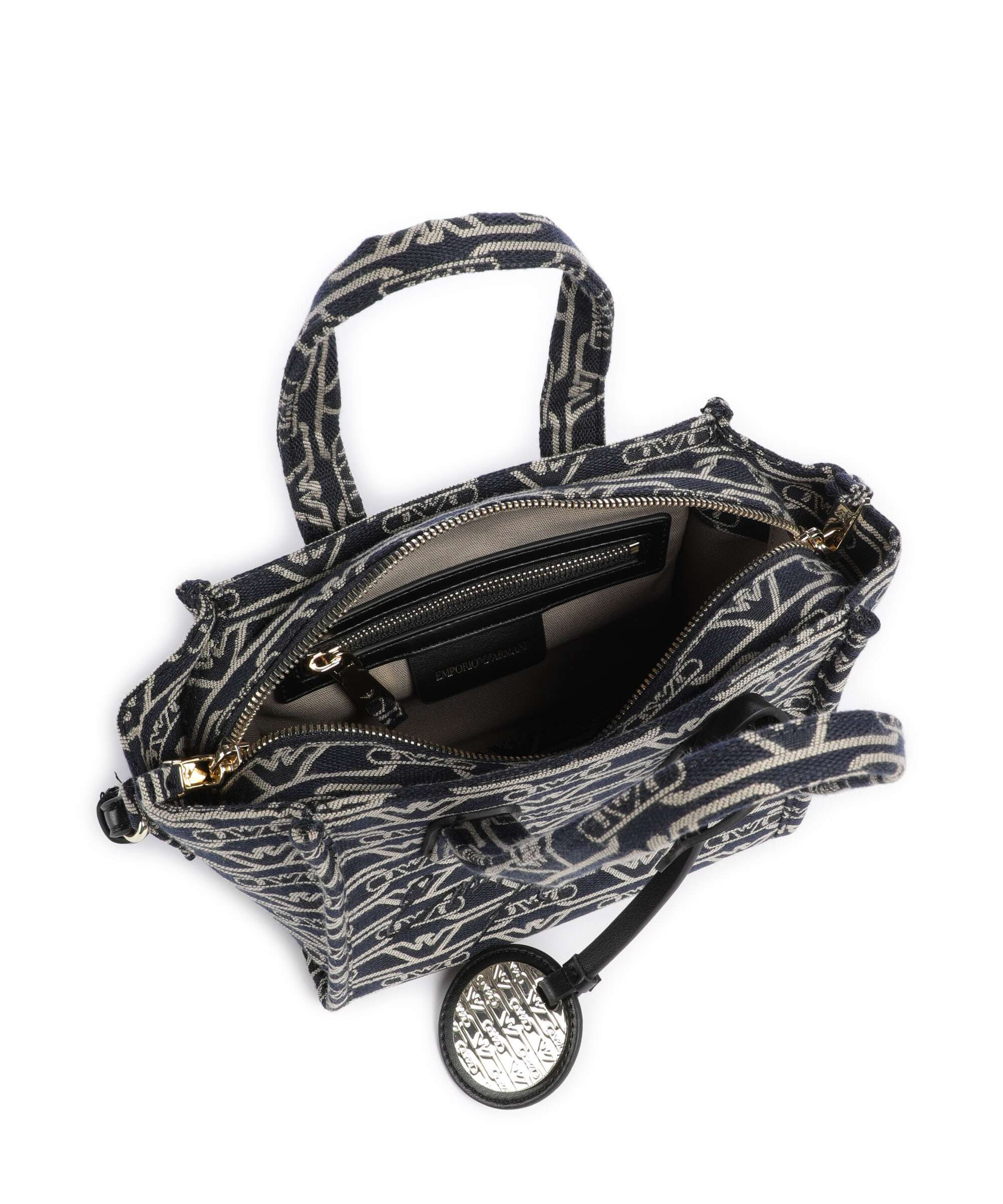 Emporio Armani La Gio Sac bandoulière blu/ecru - Image 7