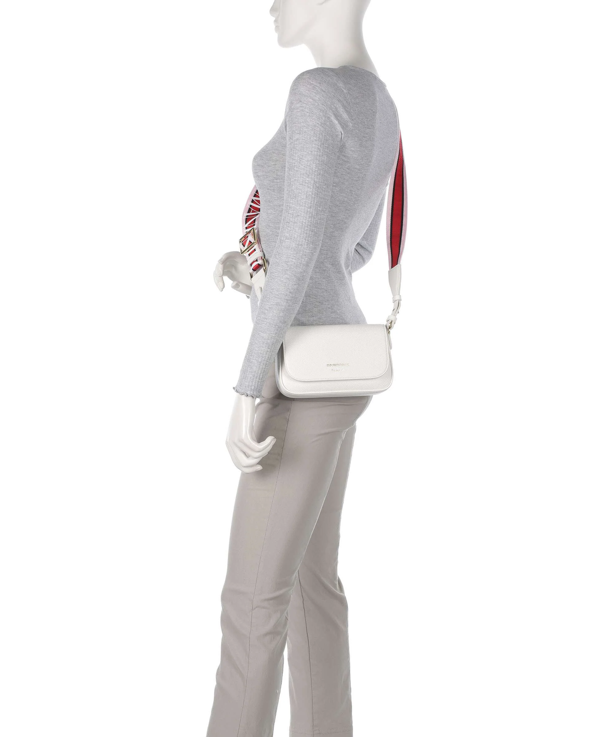 Emporio Armani Lilly Sac bandoulière white/brown - Image 3
