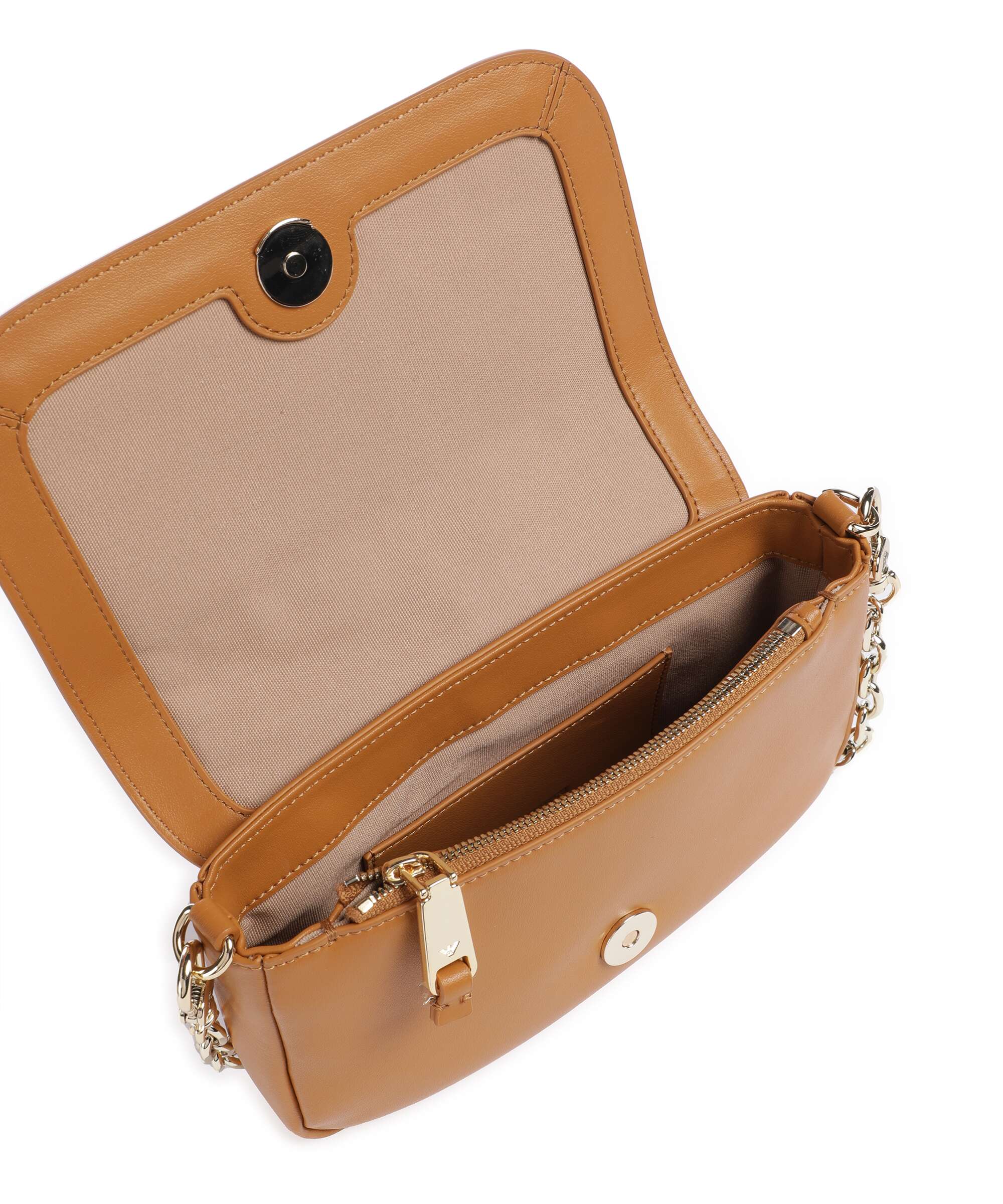 Emporio Armani Lilly Sac bandoulière caramello - Image 6