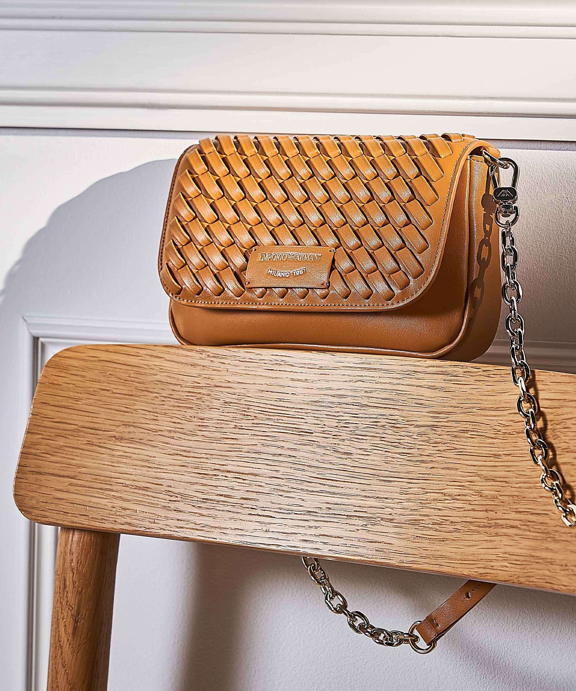 Emporio Armani Lilly Sac bandoulière caramello - Image 7