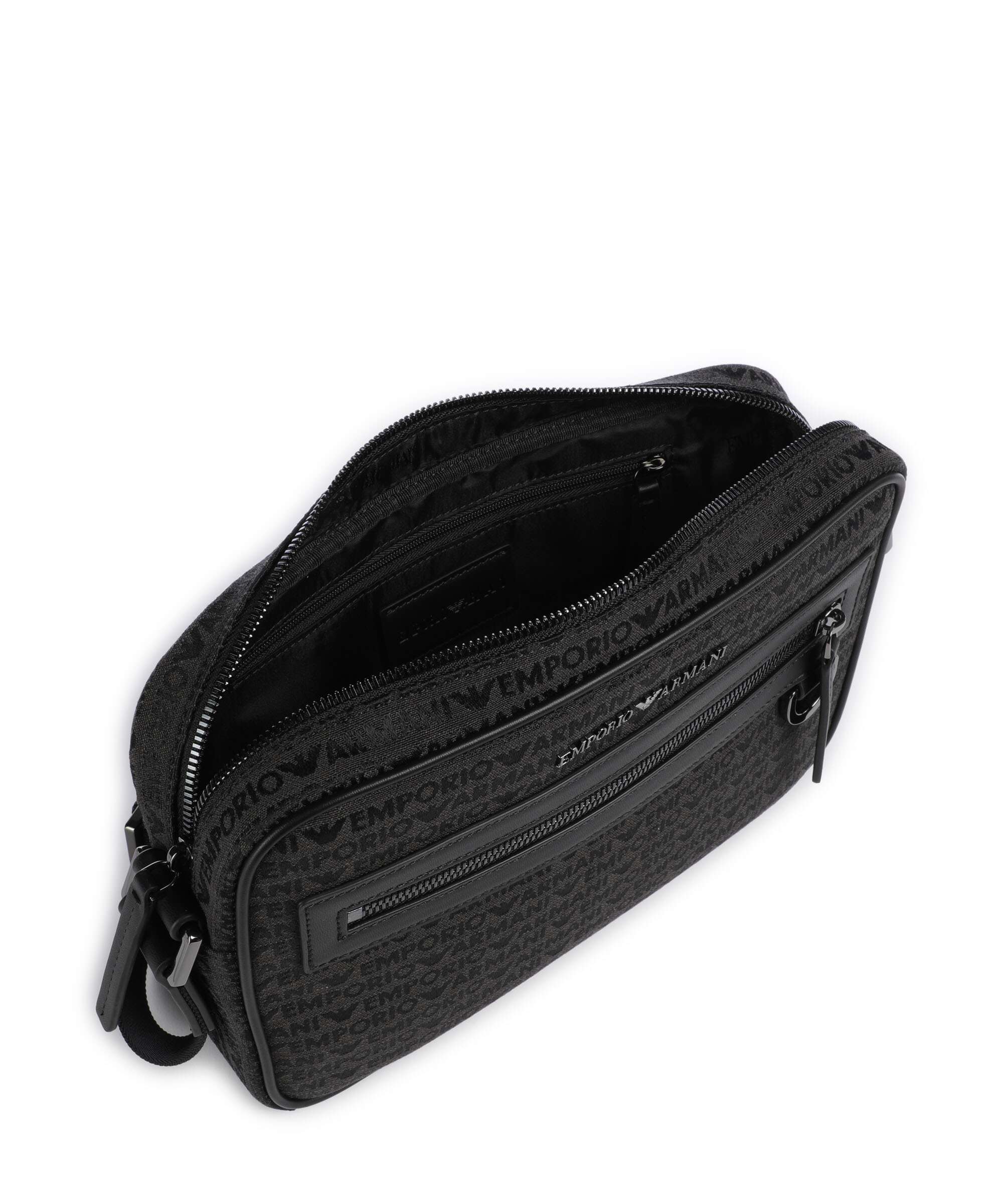 Emporio Armani Logo Jacquard Sac bandoulière bristol black - Image 6