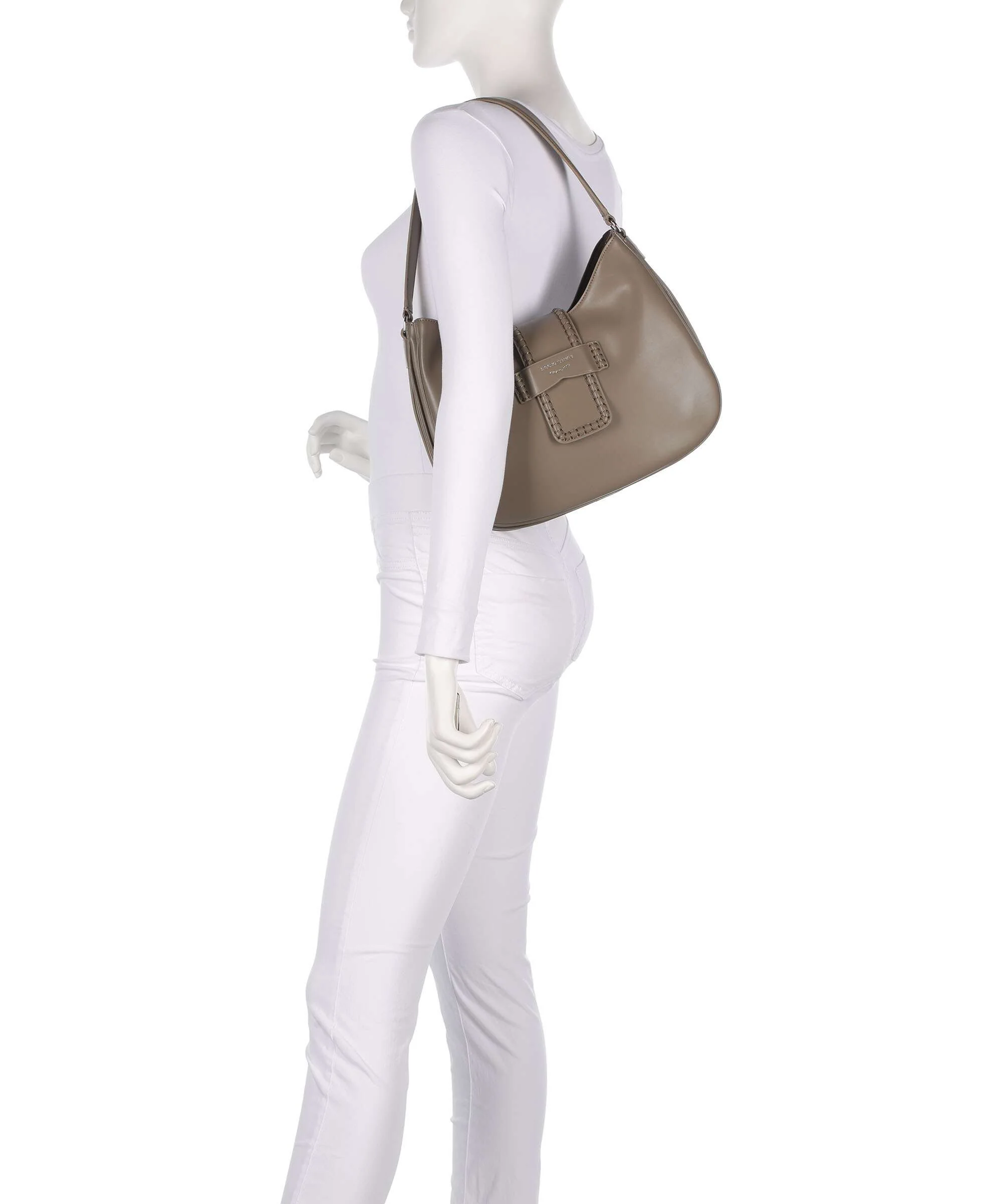 Emporio Armani Mina Sac porté épaule taupe - Image 3