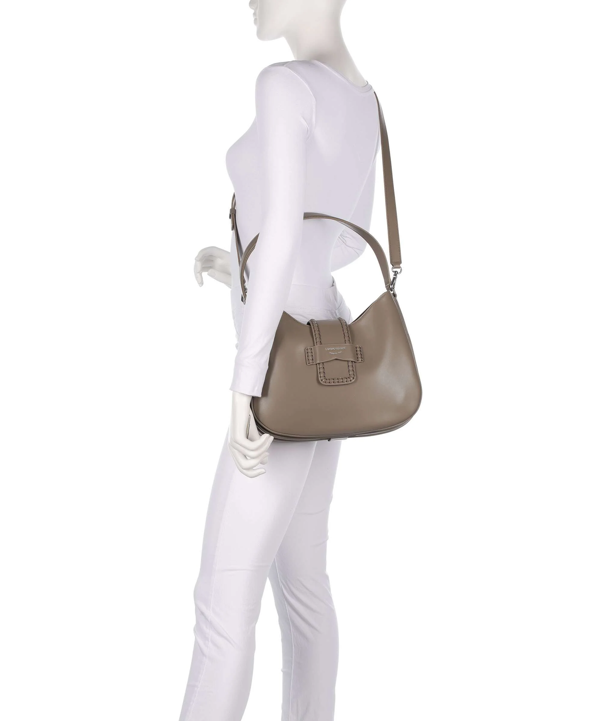 Emporio Armani Mina Sac porté épaule taupe - Image 4
