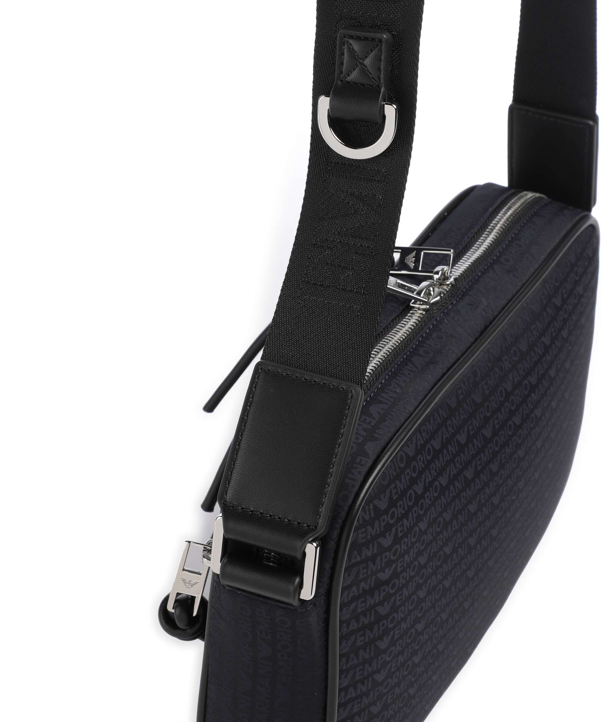 Emporio Armani Monogram Sac bandoulière iconico blu navy - Image 4