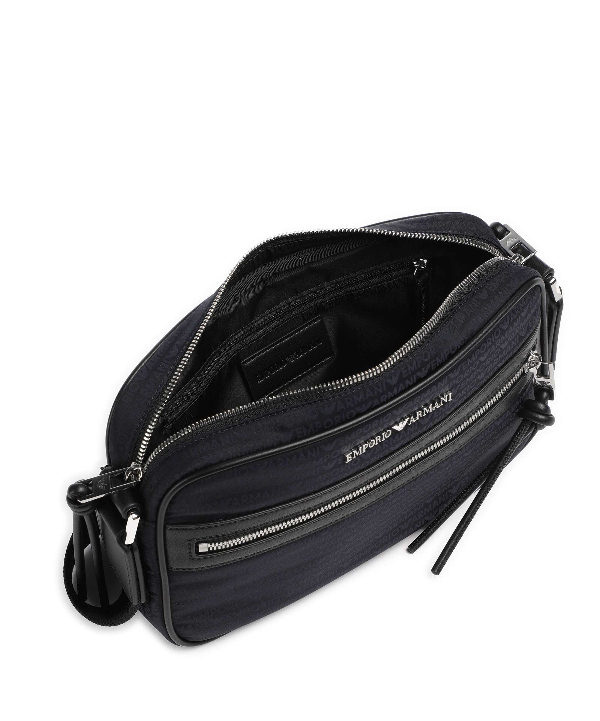Emporio Armani Monogram Sac bandoulière iconico blu navy - Image 6